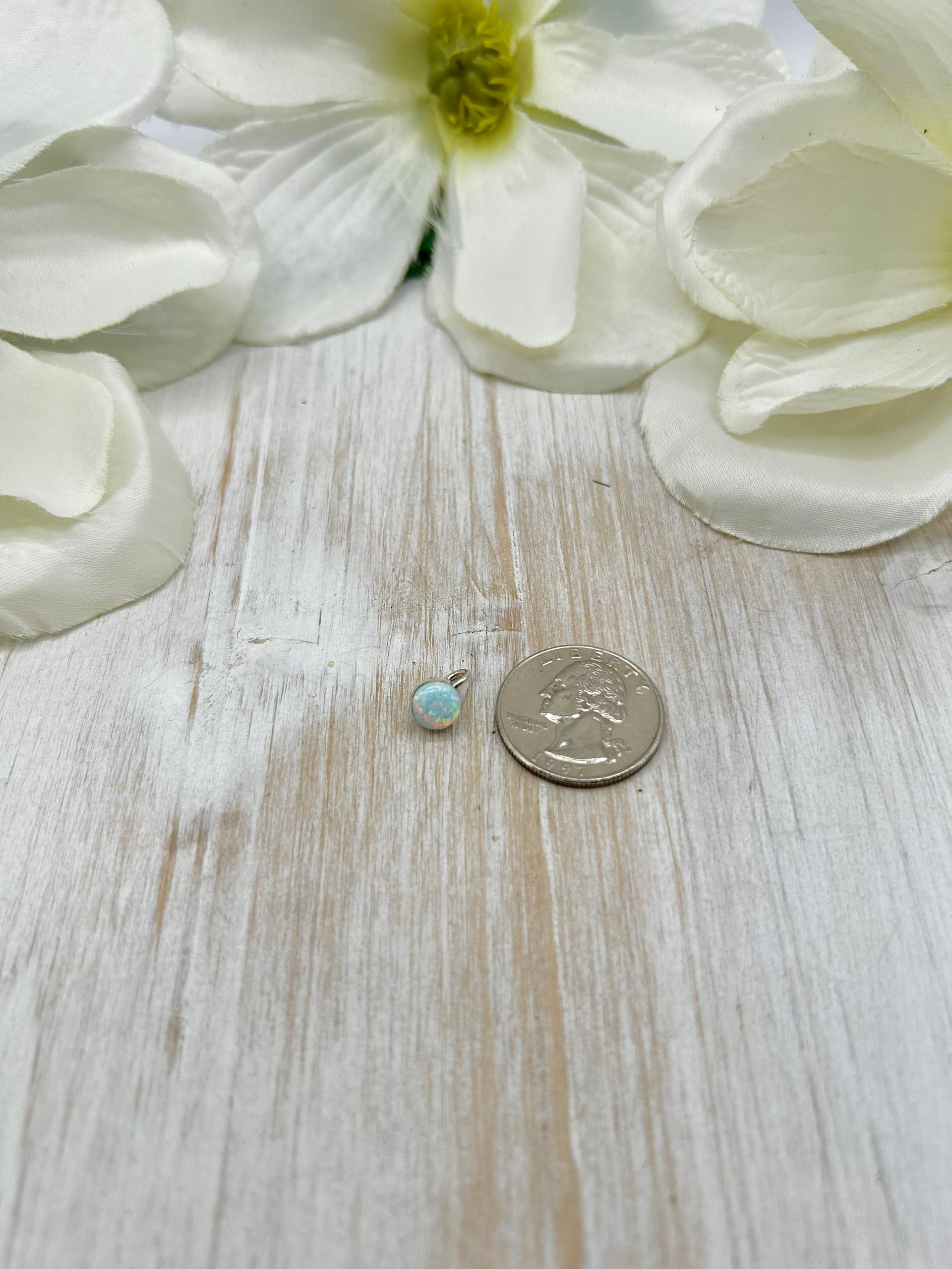 Navajo Made Opal & Sterling Silver Pendant