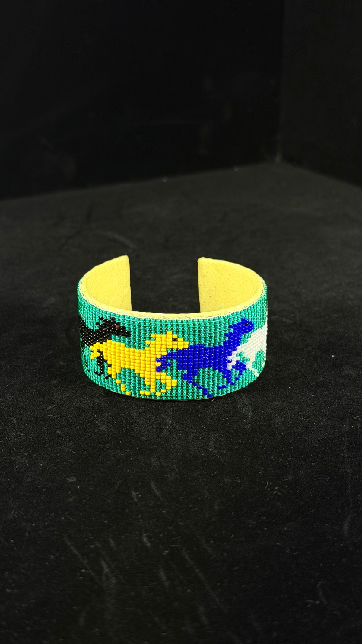 Navajo Made Beaded Cuff Bracelet