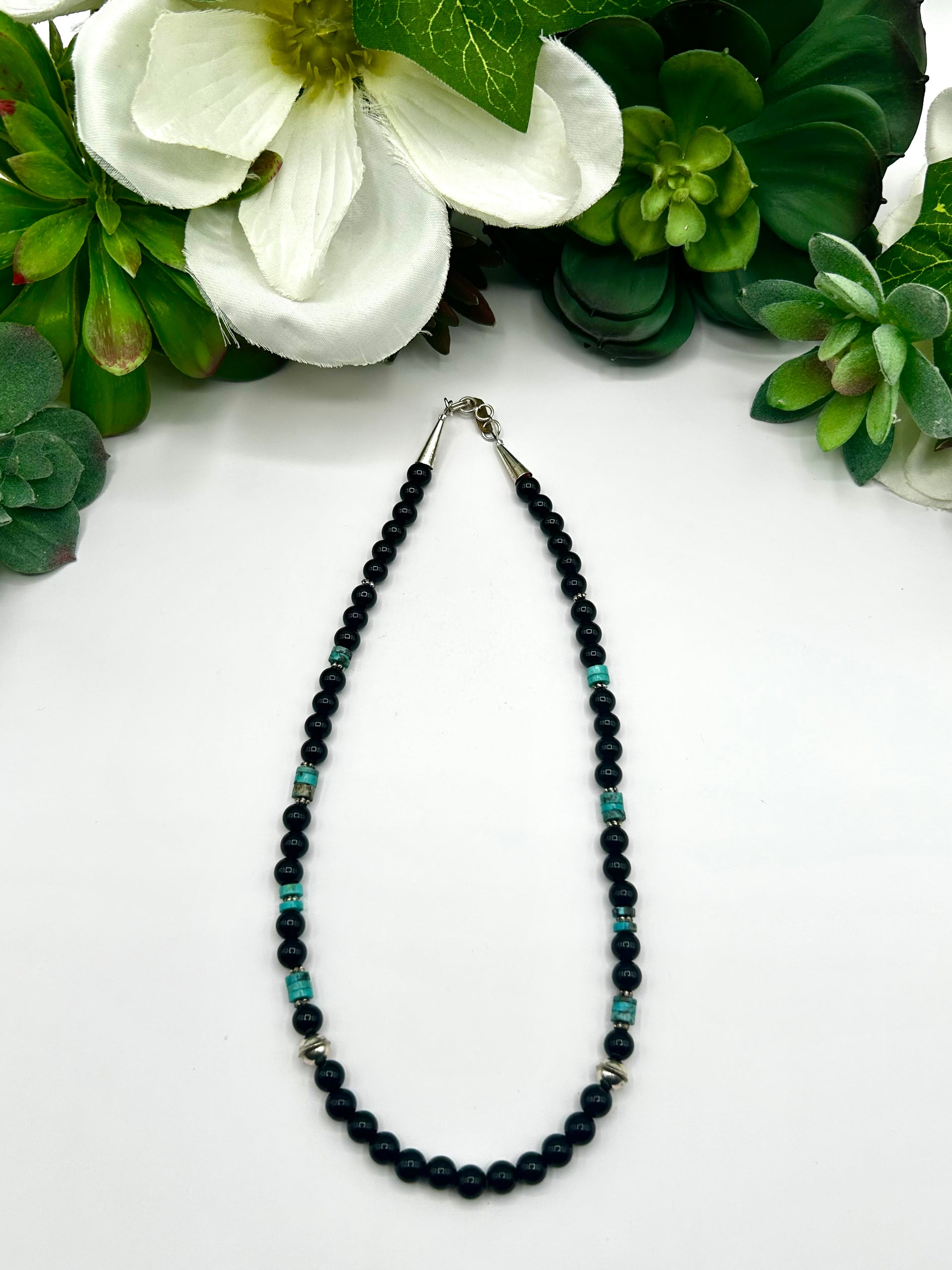 T & R Singer Multi Stone Necklace