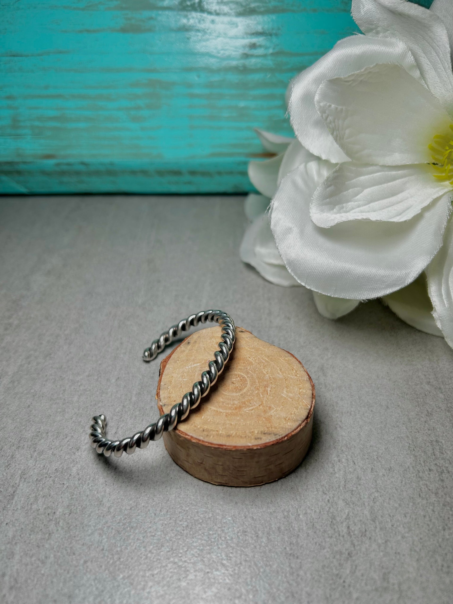 Navajo Made Sterling Silver Cuff Bracelet