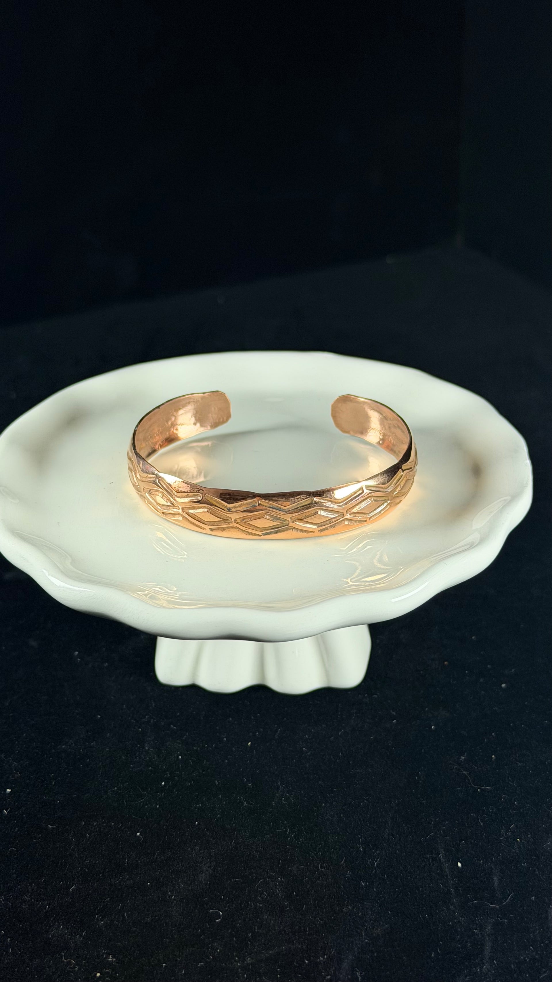 Navajo Made Copper Cuff Bracelet