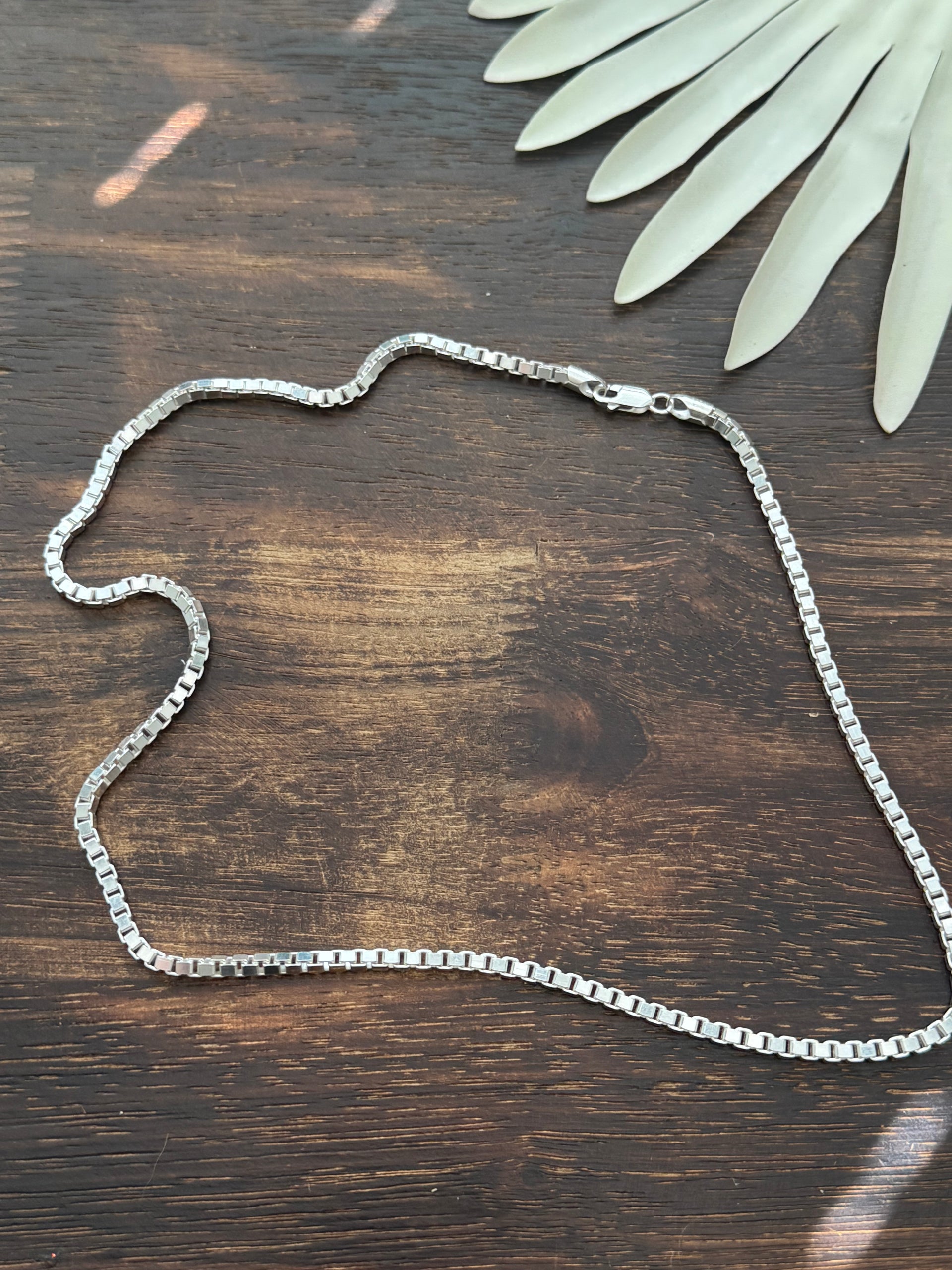 Sterling Silver Italian Links Necklace