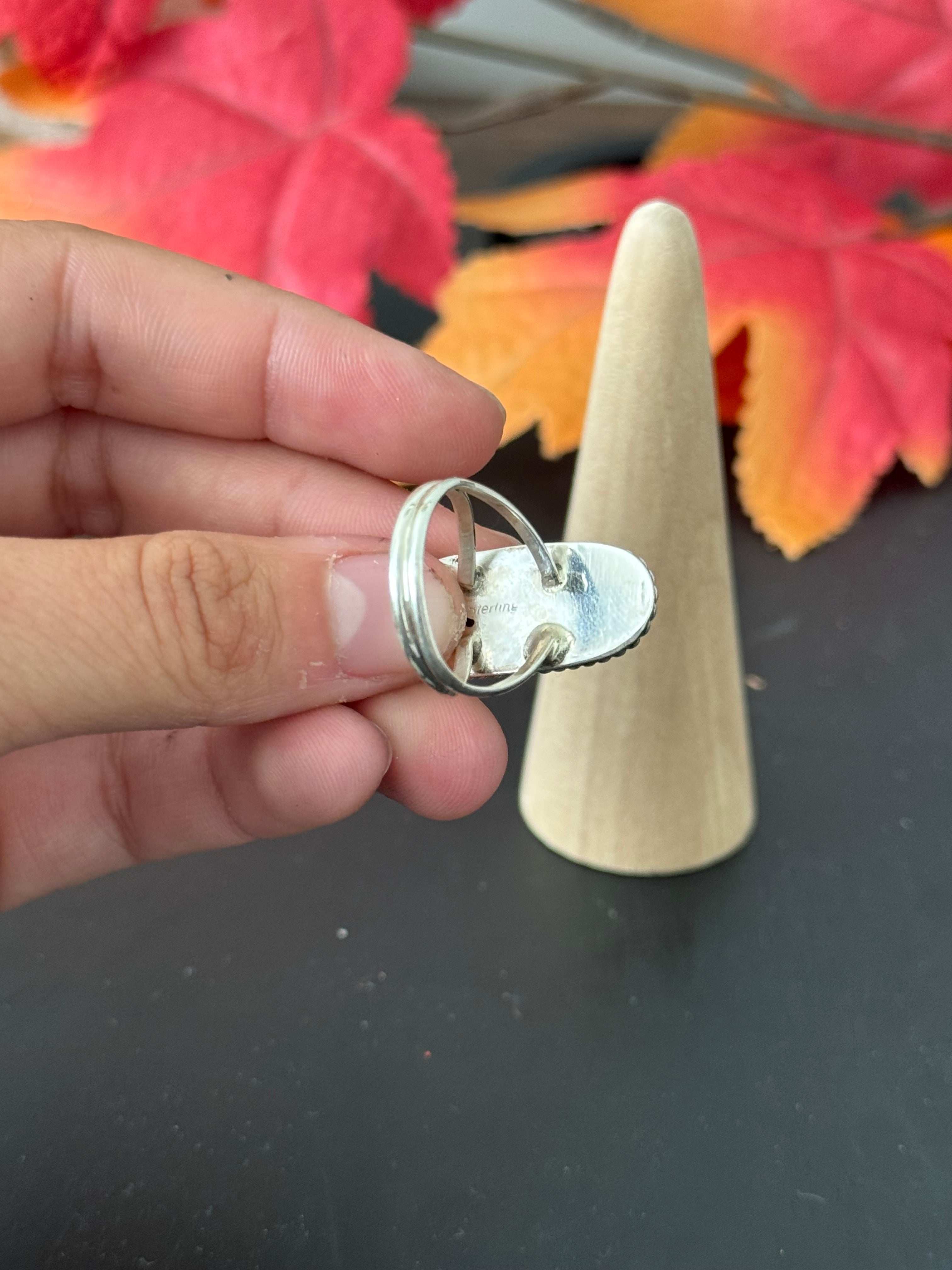 Victor Thompson & Sterling Silver Inlay Ring