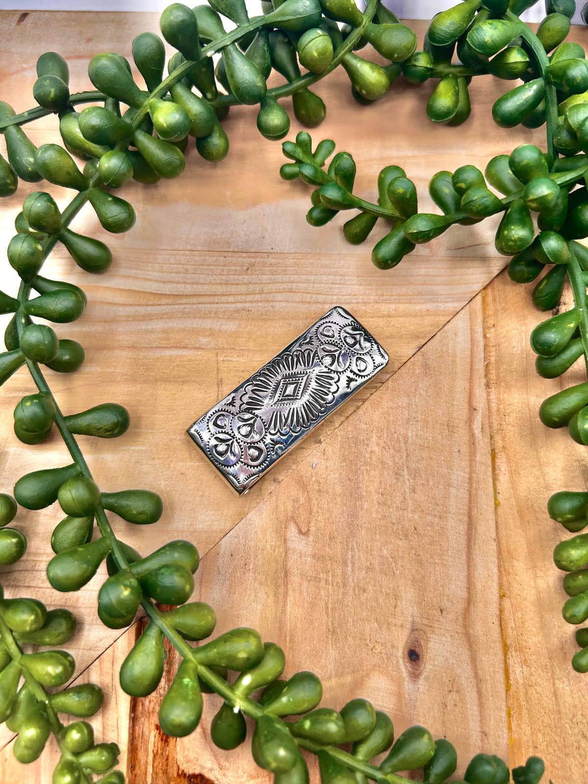 Navajo Made Sterling Silver  Money Clip