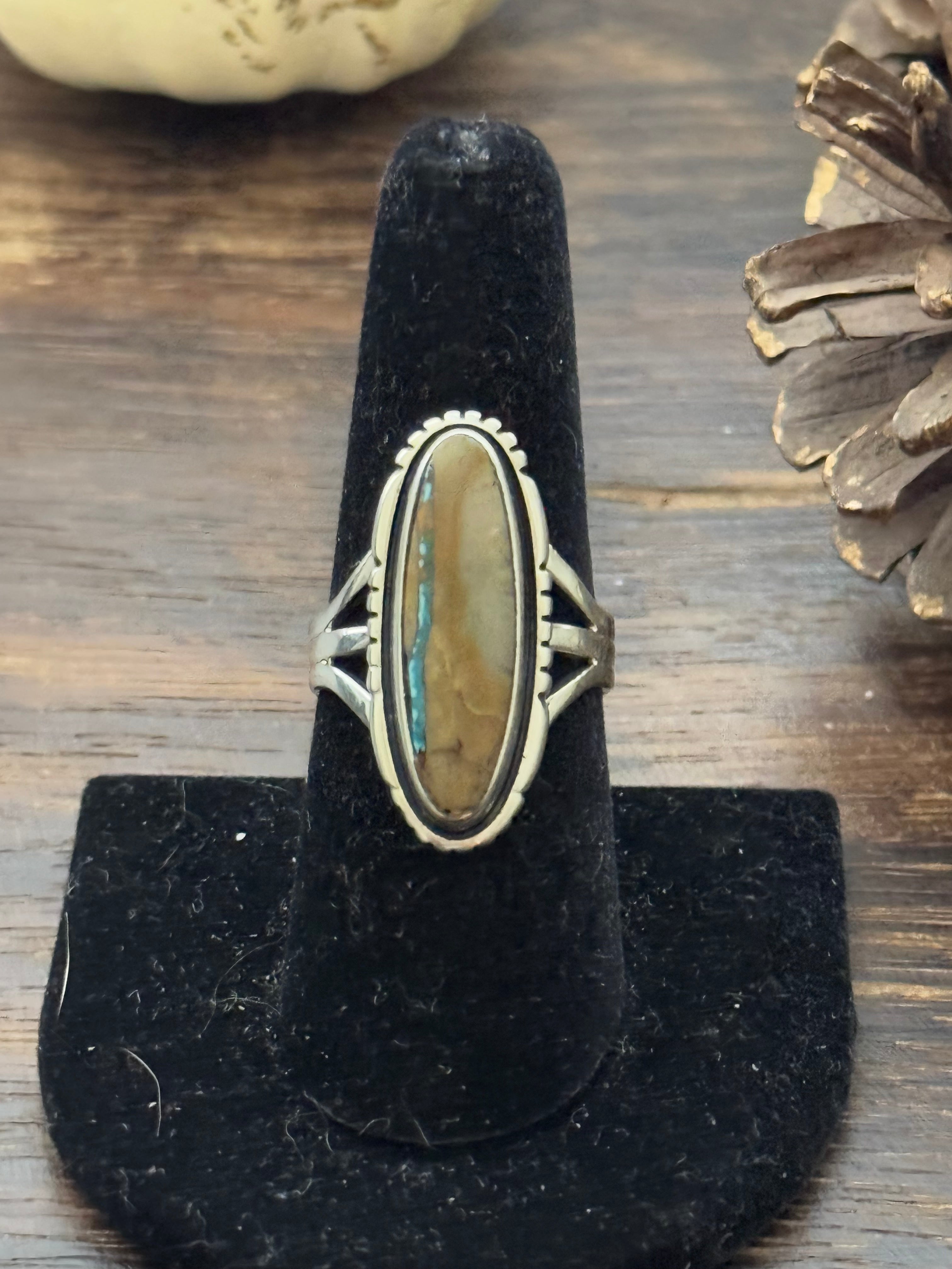 Navajo Made Turquoise & Sterling Silver Ring