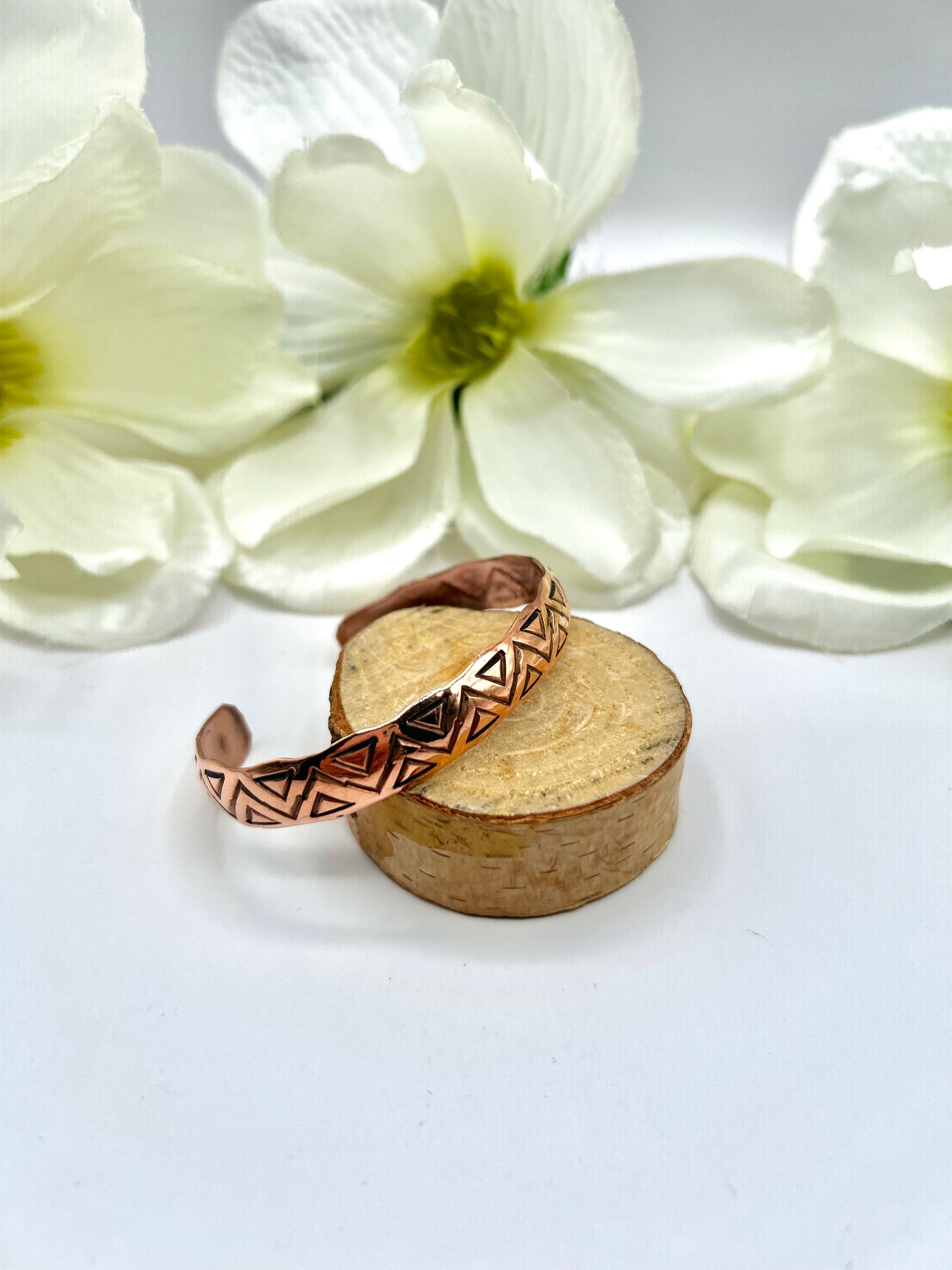Navajo Made Copper Cuff Bracelet