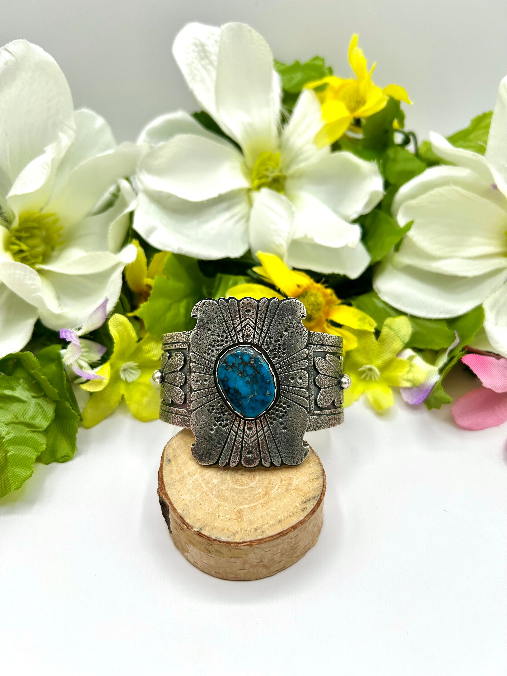 Mathilda Benally Moreni Turquoise & Sterling Silver Cuff Bracelet