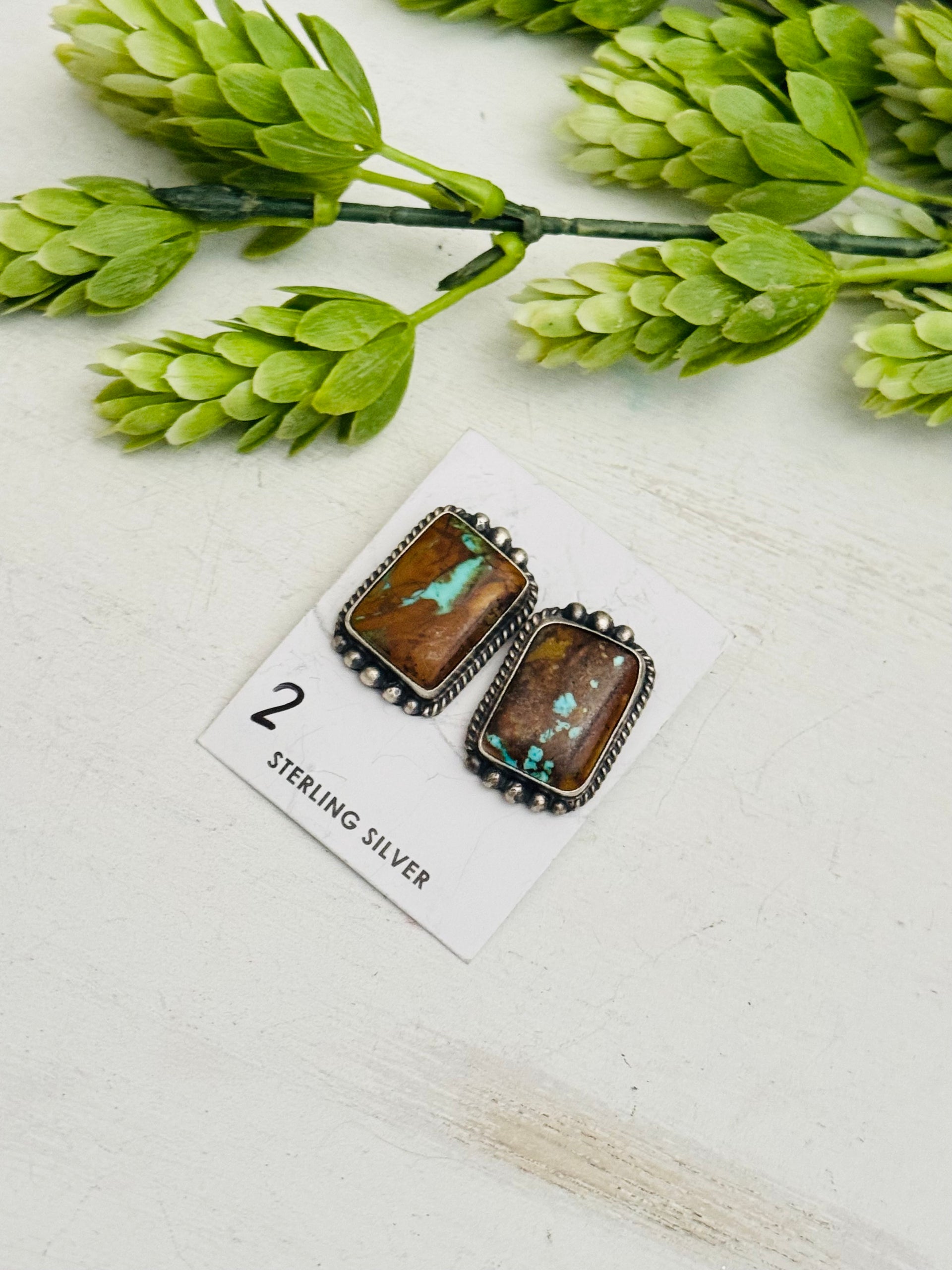 Juanita Long Kingman Turquoise & Sterling Silver Adjustable Cluster Ring