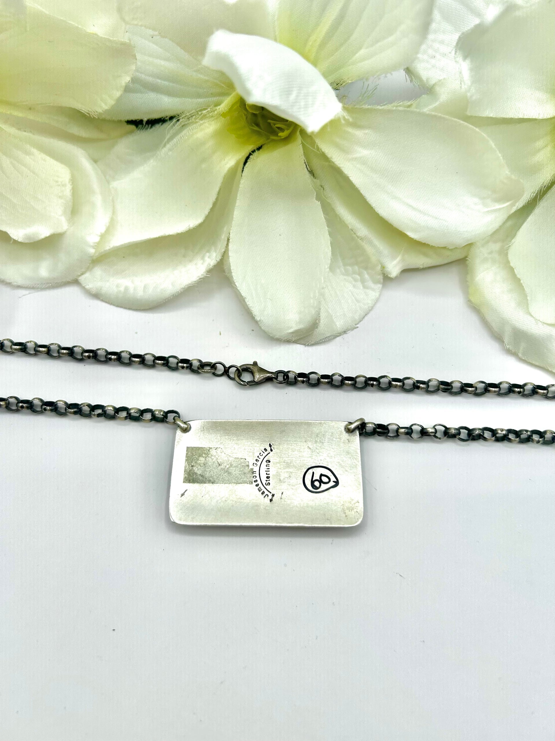 Jameson Garcia Natural Coral & Sterling Silver Necklace
