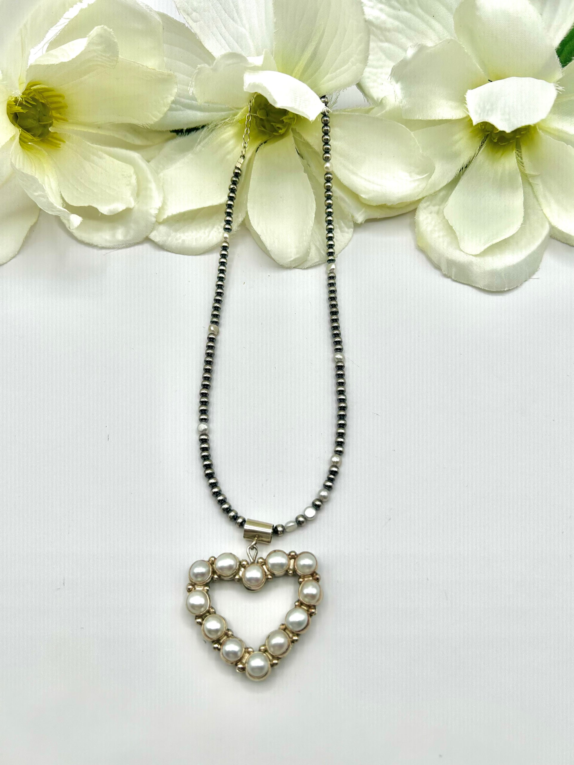 Micheal Perry Multi Stone Reversible & Sterling Silver Necklace