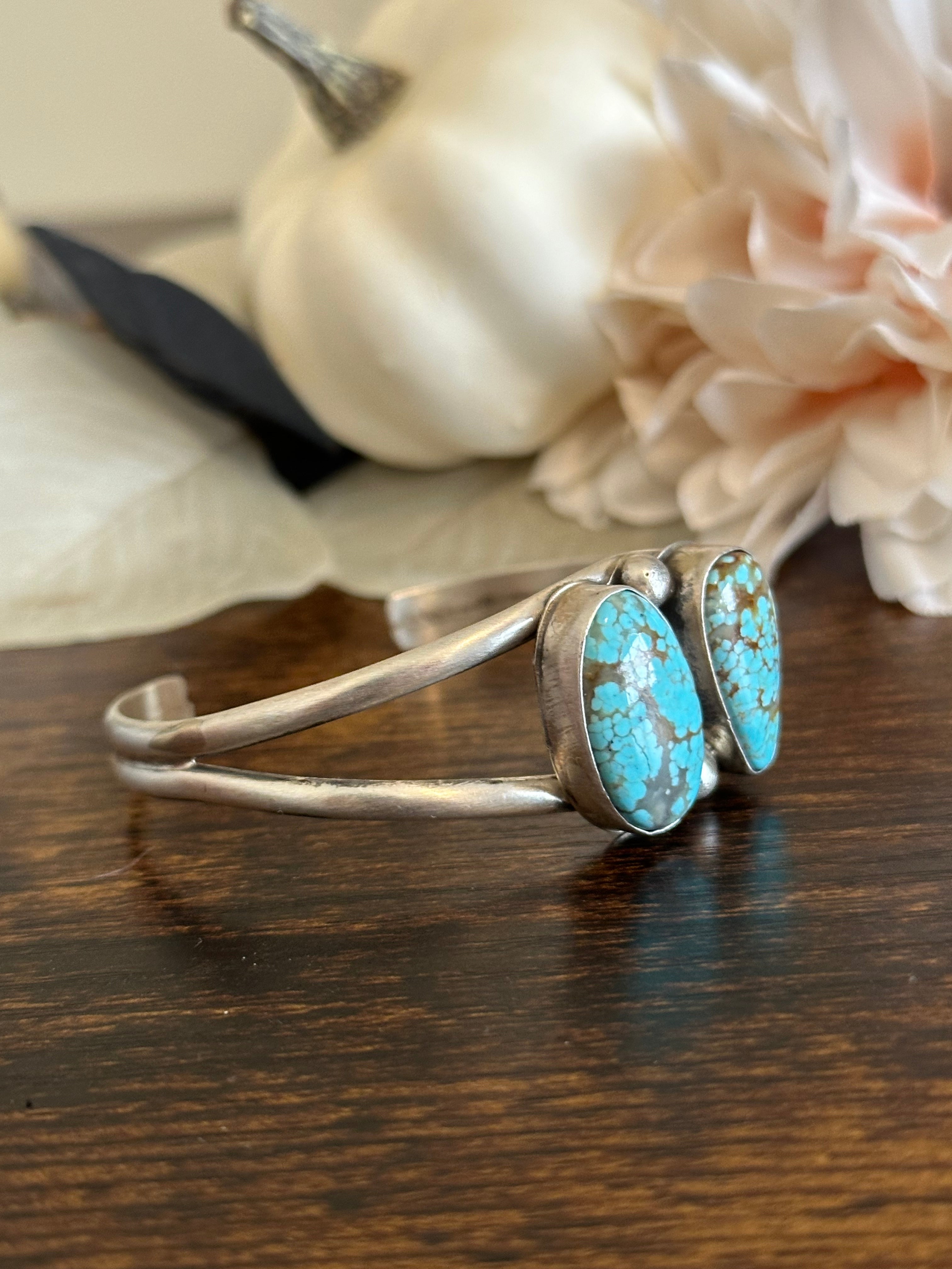 Augustine Largo Kingman Turquoise & Sterling Silver Cuff Bracelet