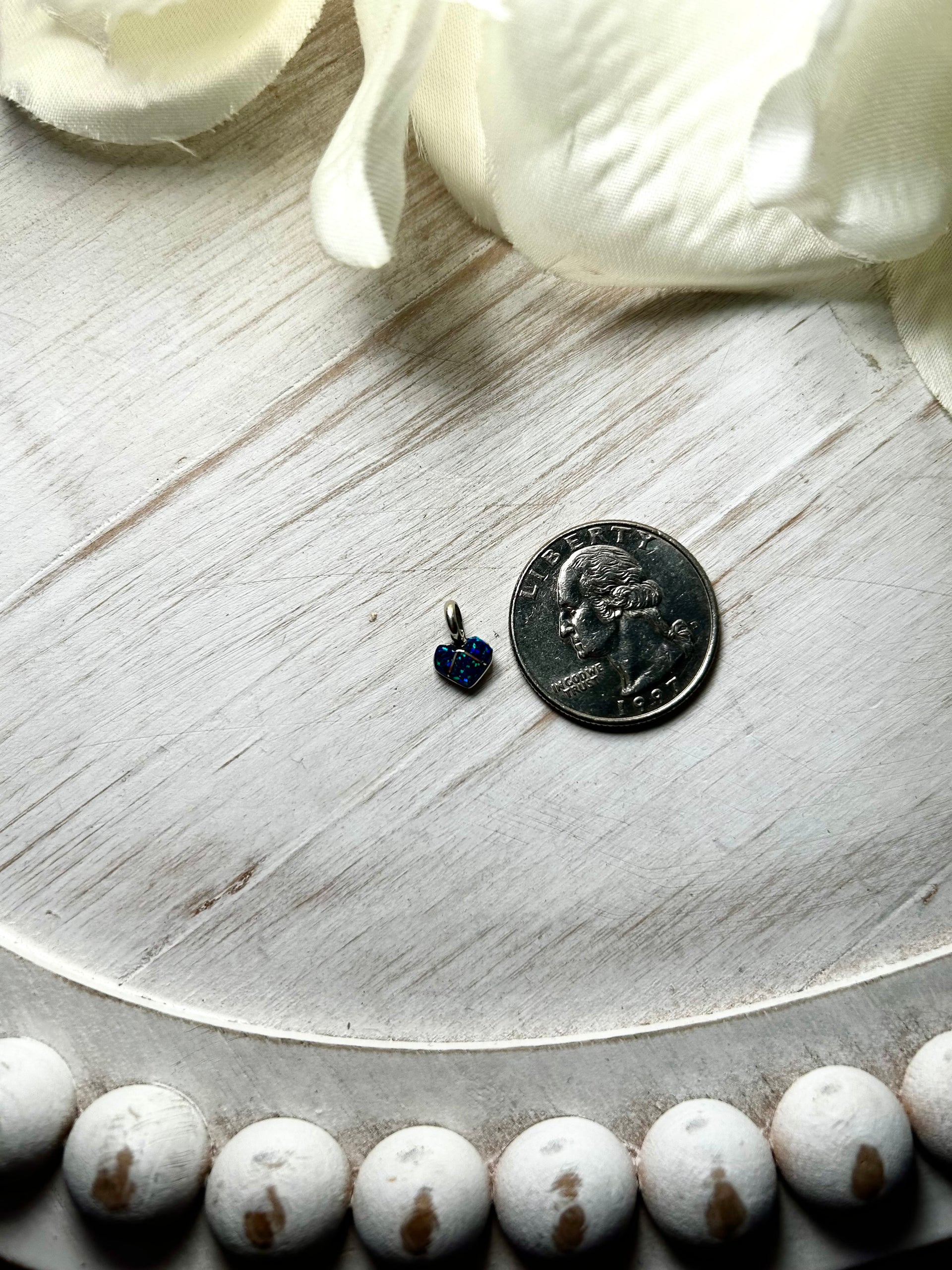 Zuni Made Opal & Sterling Silver Pendant