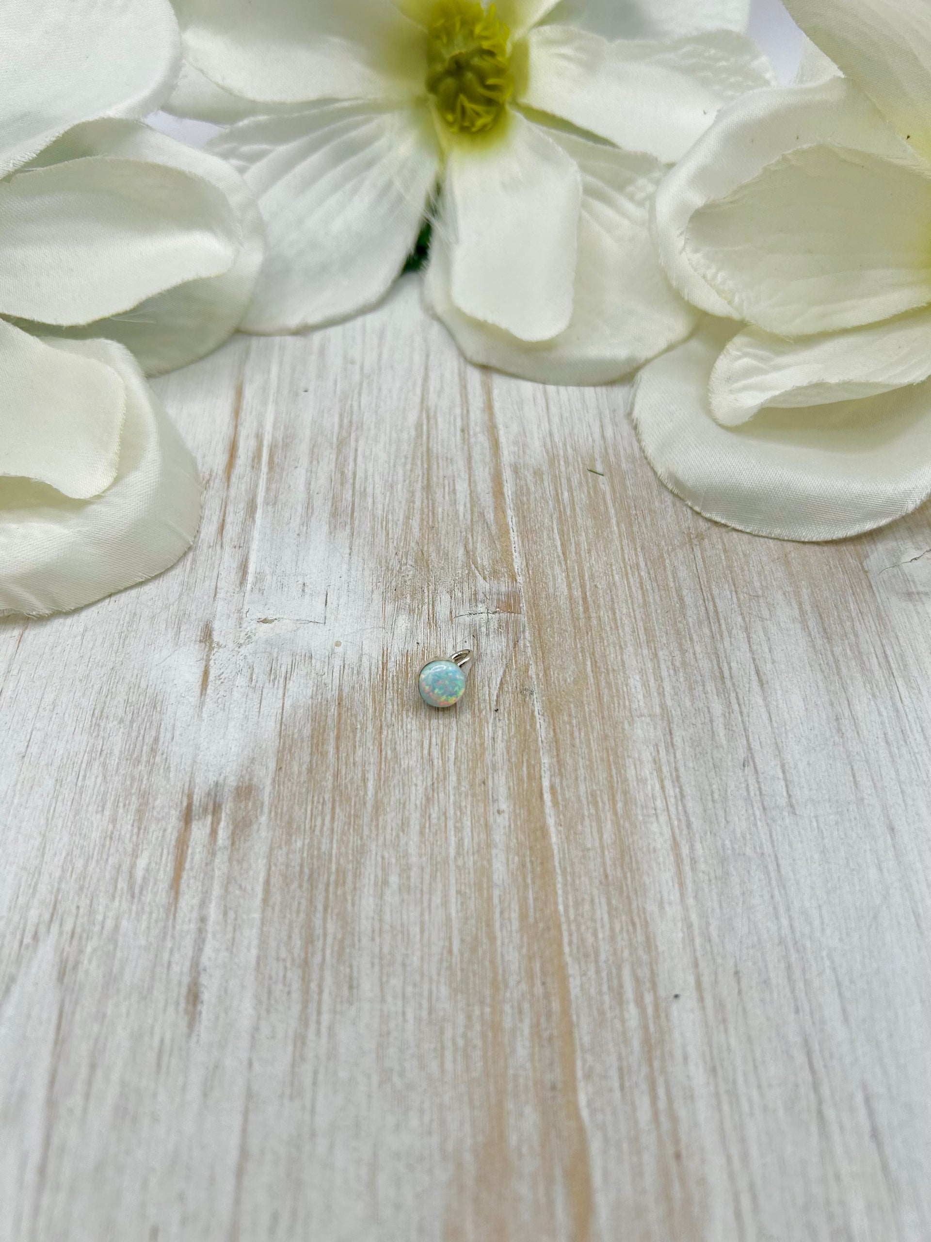 Navajo Made Opal & Sterling Silver Pendant