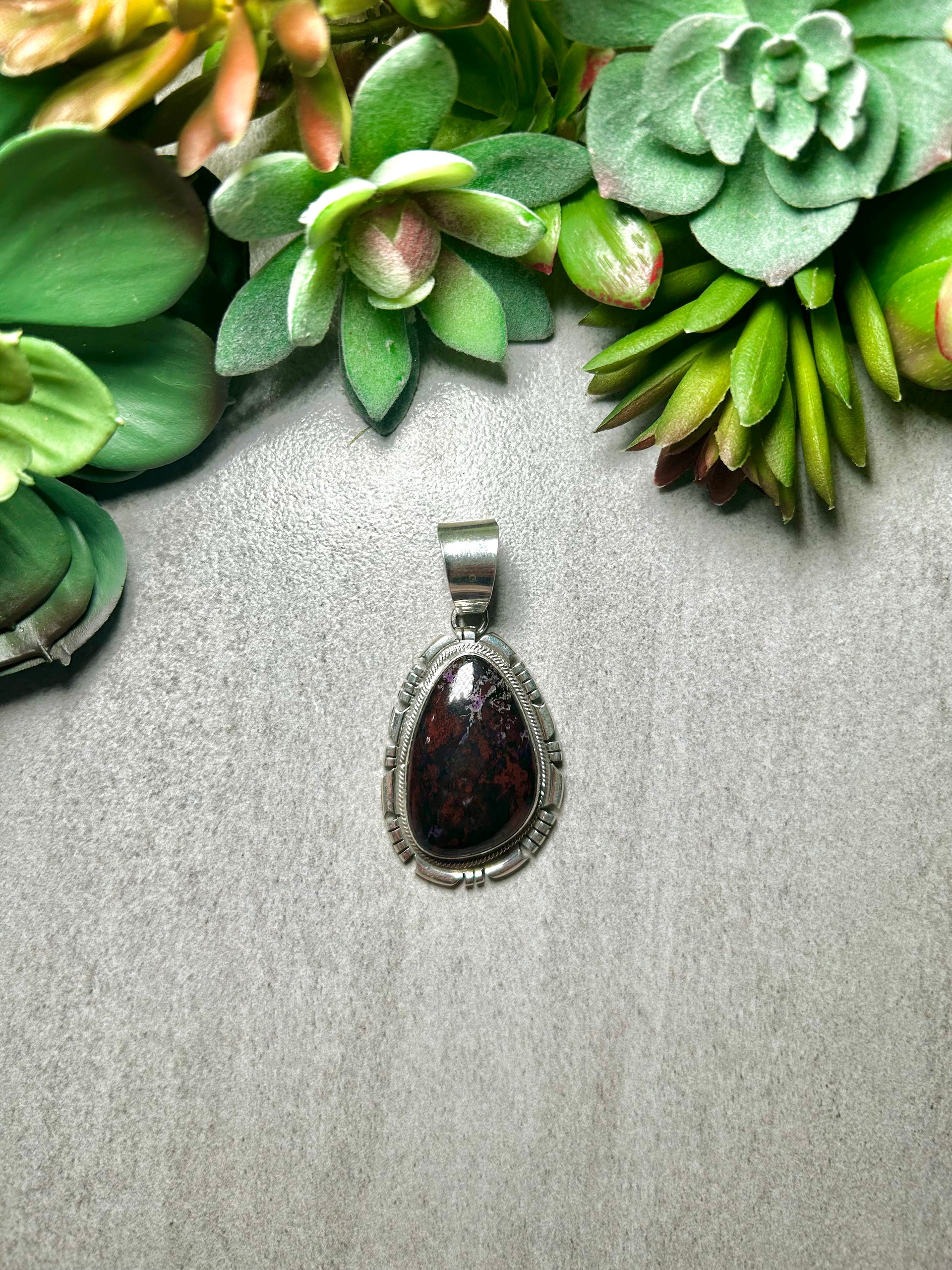 Thomas Francisco Sugilite & Sterling Silver Pendant