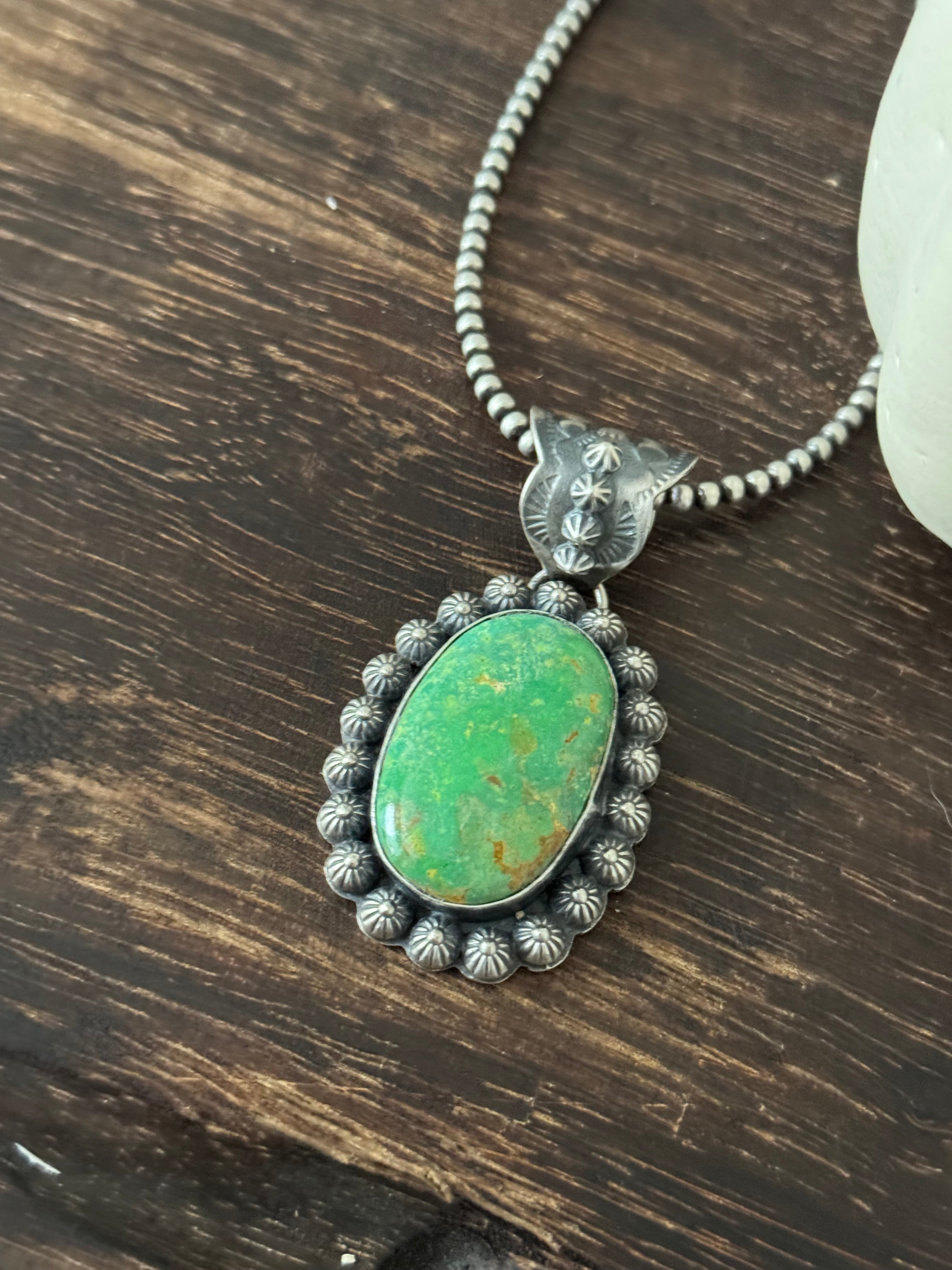 Ned Nez Pixie Turquoise & Sterling Silver Pendant