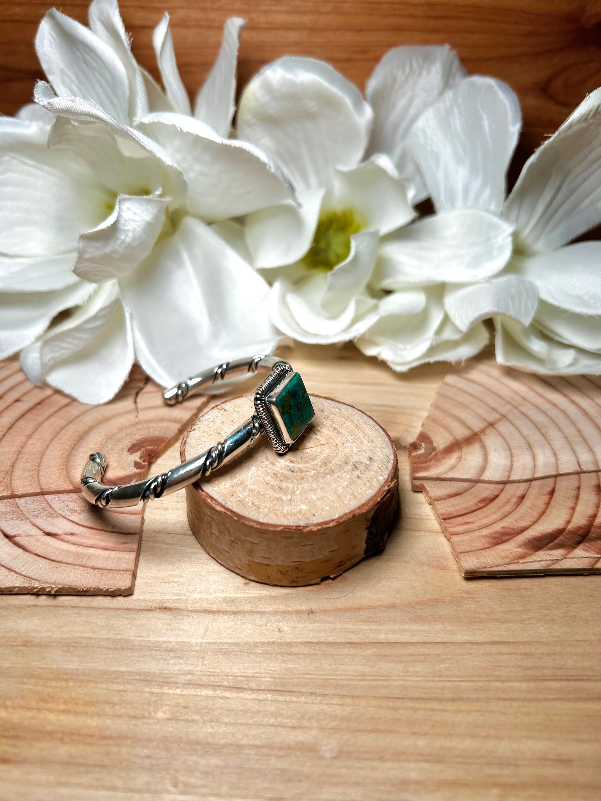 Wydell Billie Kingman Turquoise & Sterling Silver Cuff Bracelet