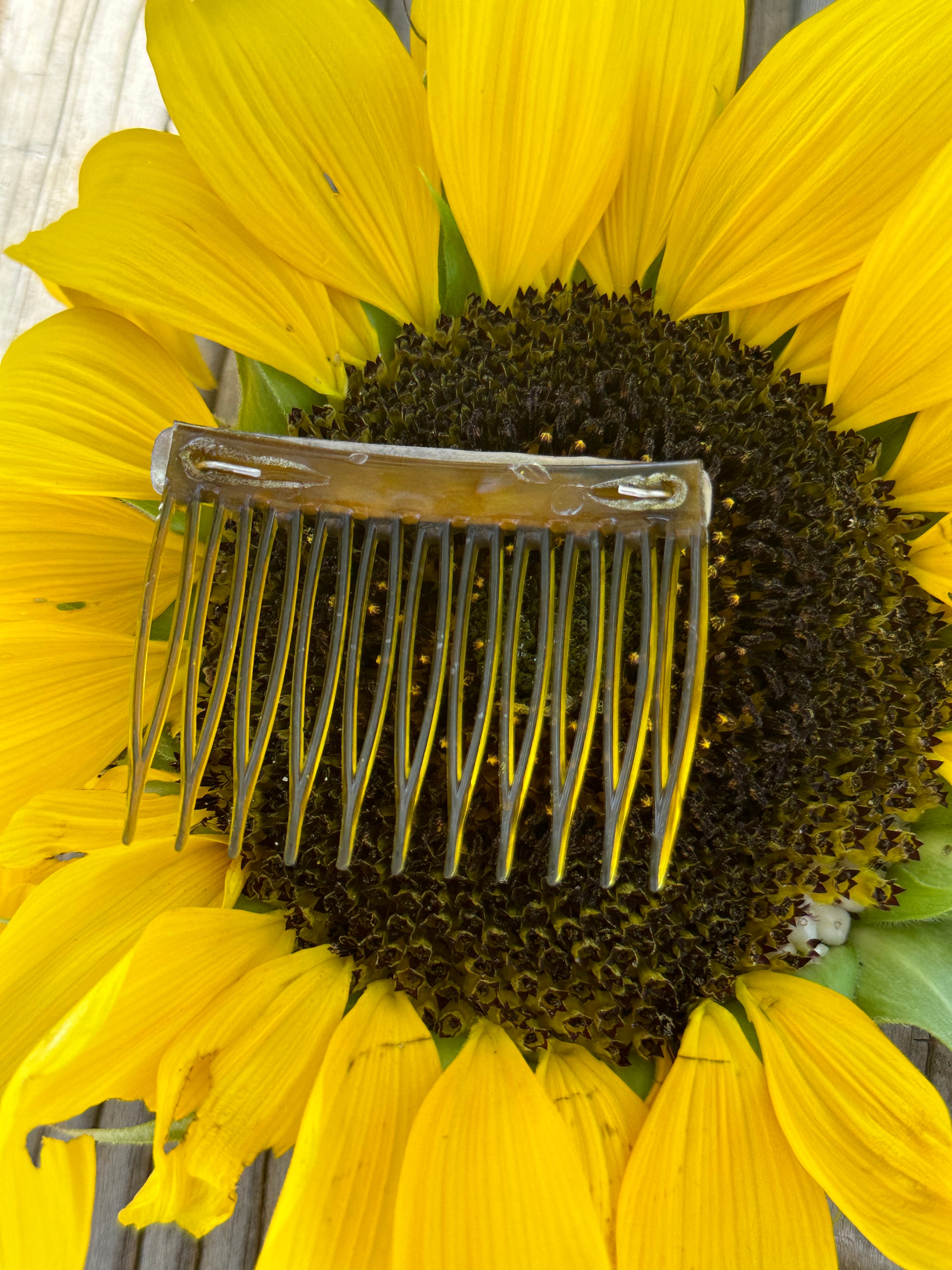 Navajo Made Sterling Silver Hair Combs