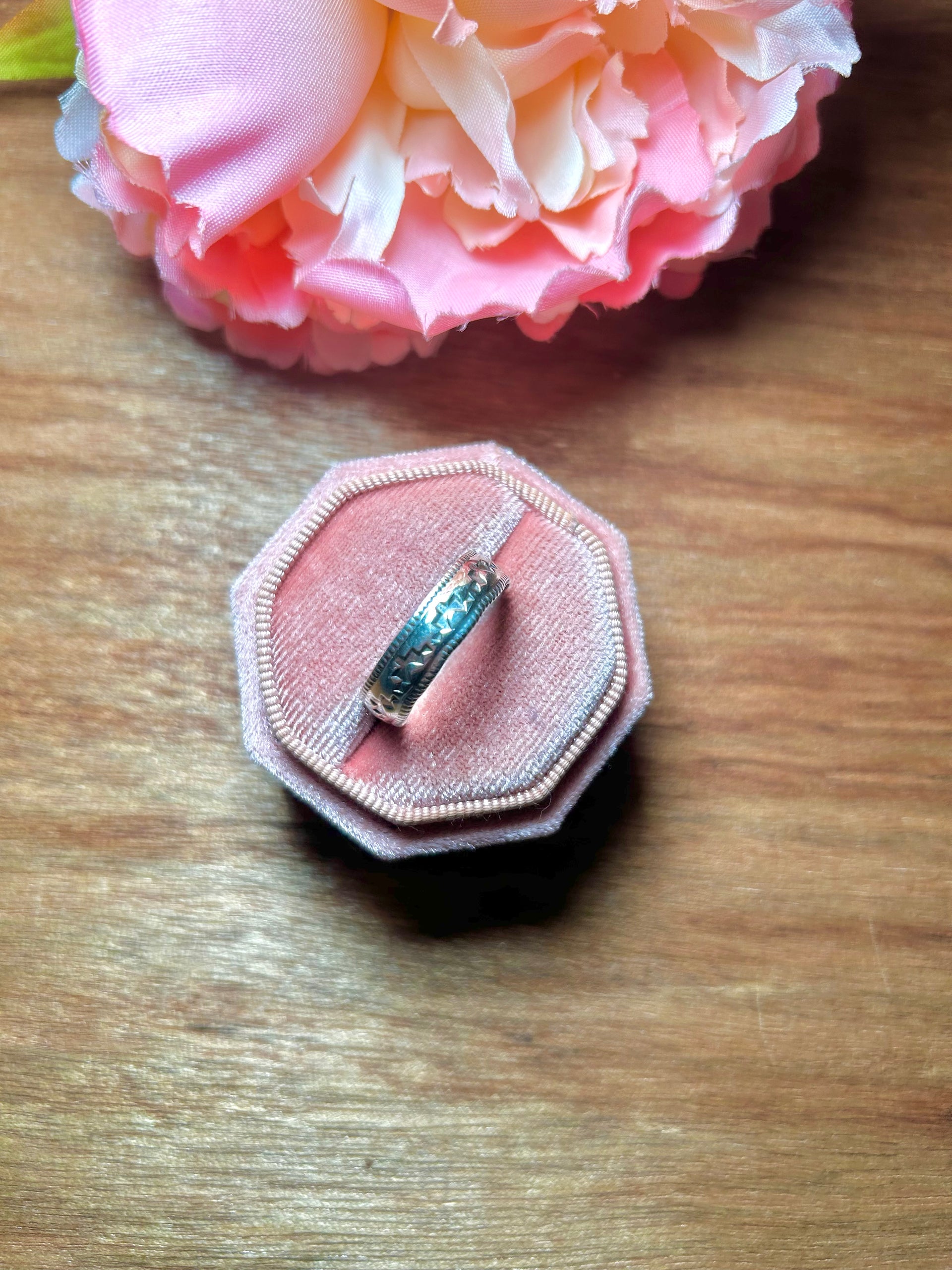 Navajo Made Sterling Silver Ring Size 10.5