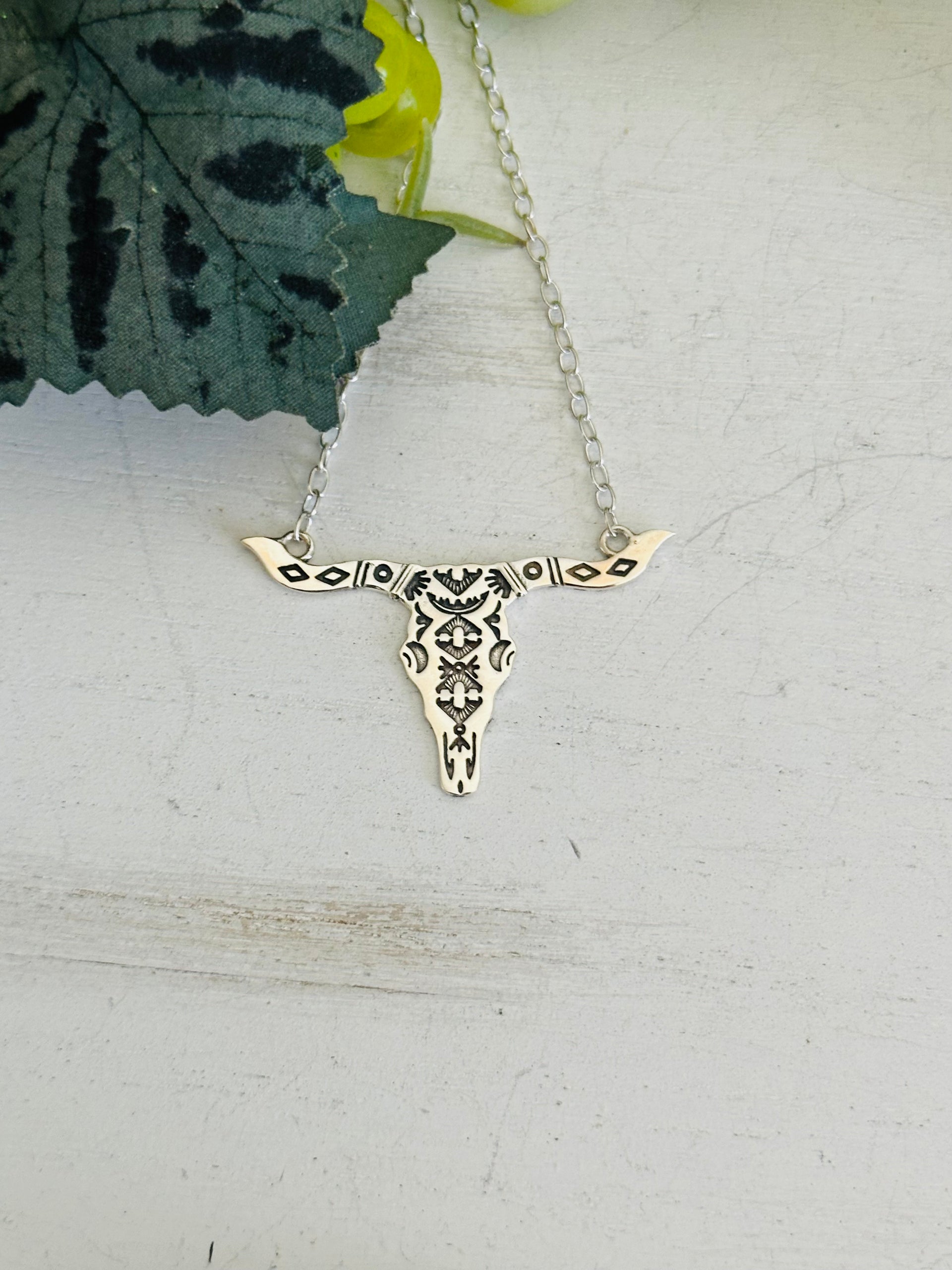 TTD “Talkin Bull” Sterling Silver Necklace