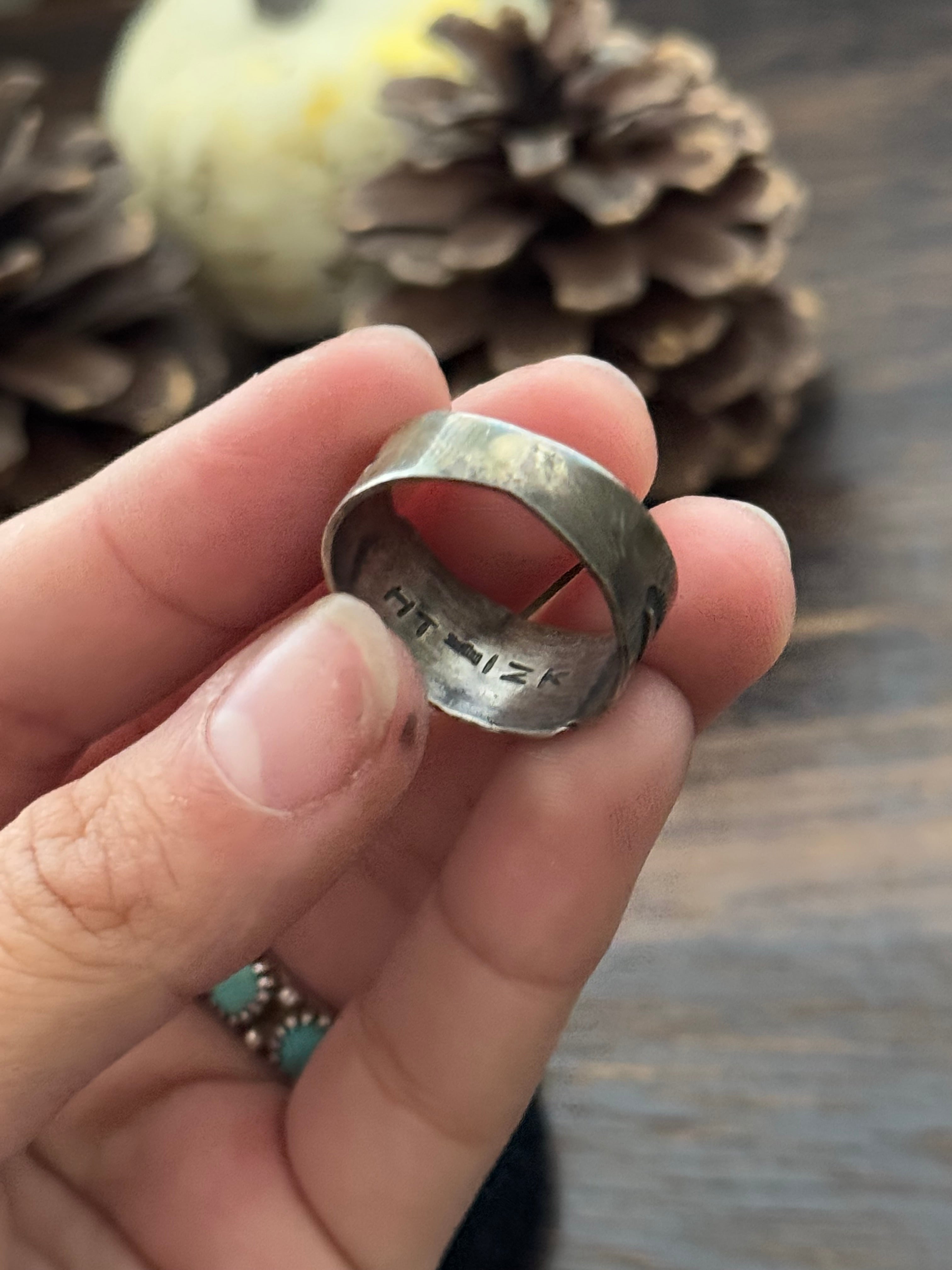 Navajo Made Sterling Silver Ring