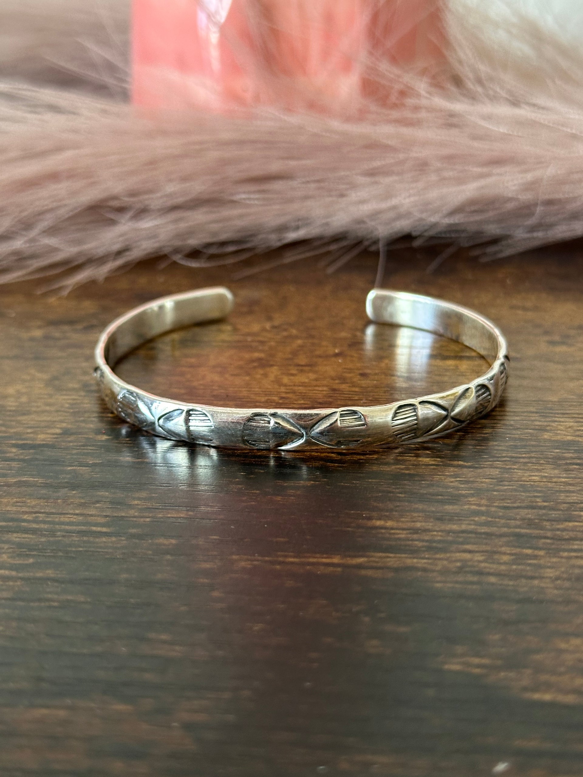 Southwest Made Sterling Silver Cuff Bracelet