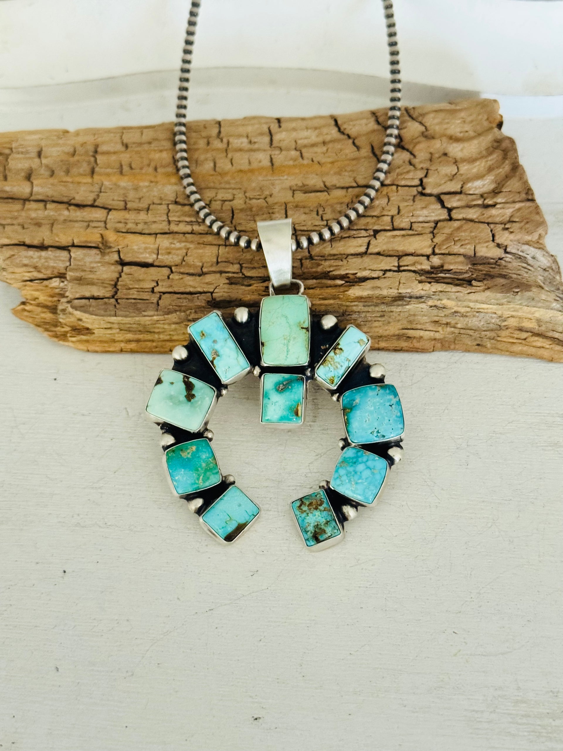 Bobby Johnson Royston Turquoise & Sterling Silver Pendant