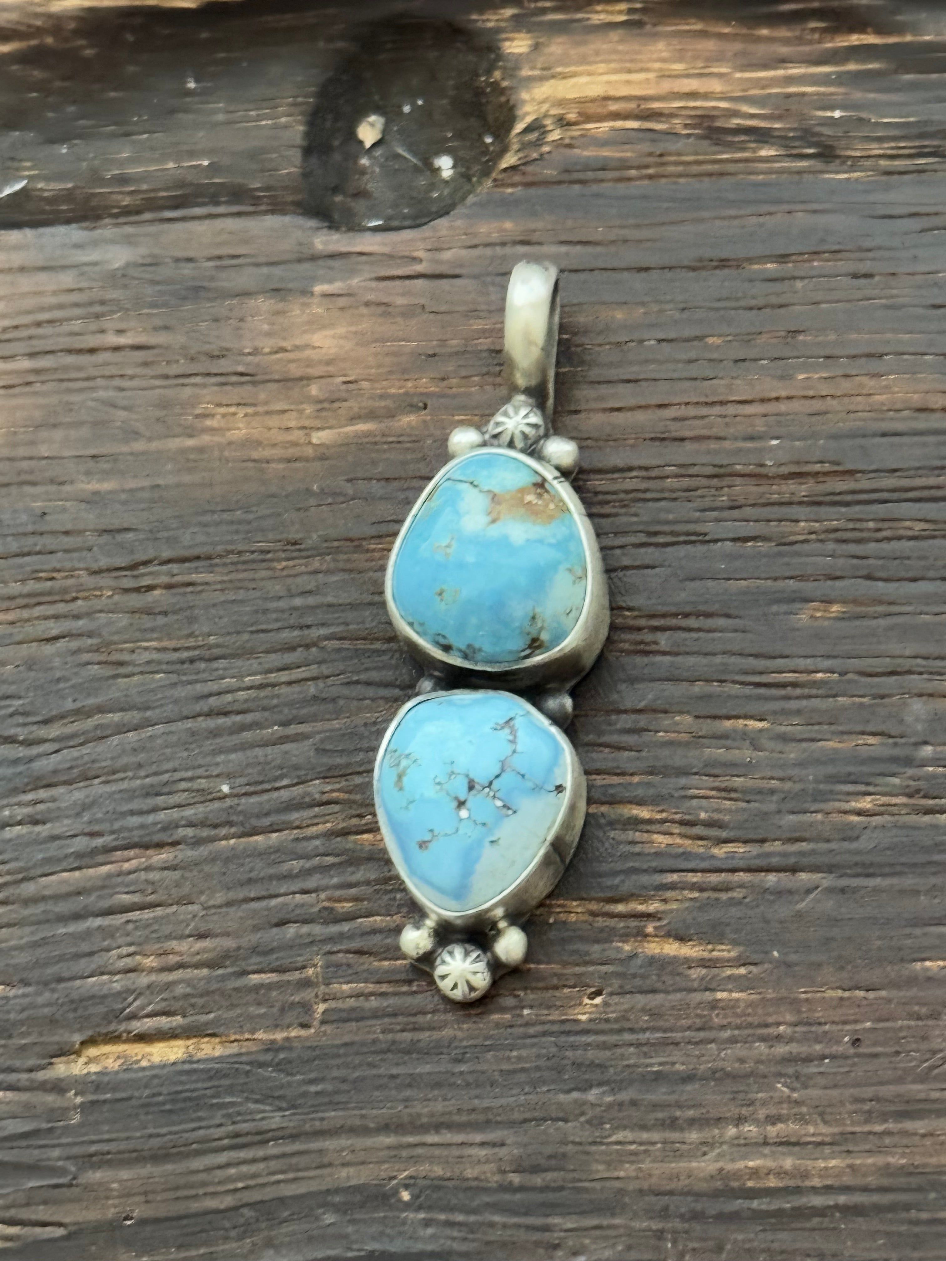 Antionette Largo Turquoise & Sterling Silver Pendant