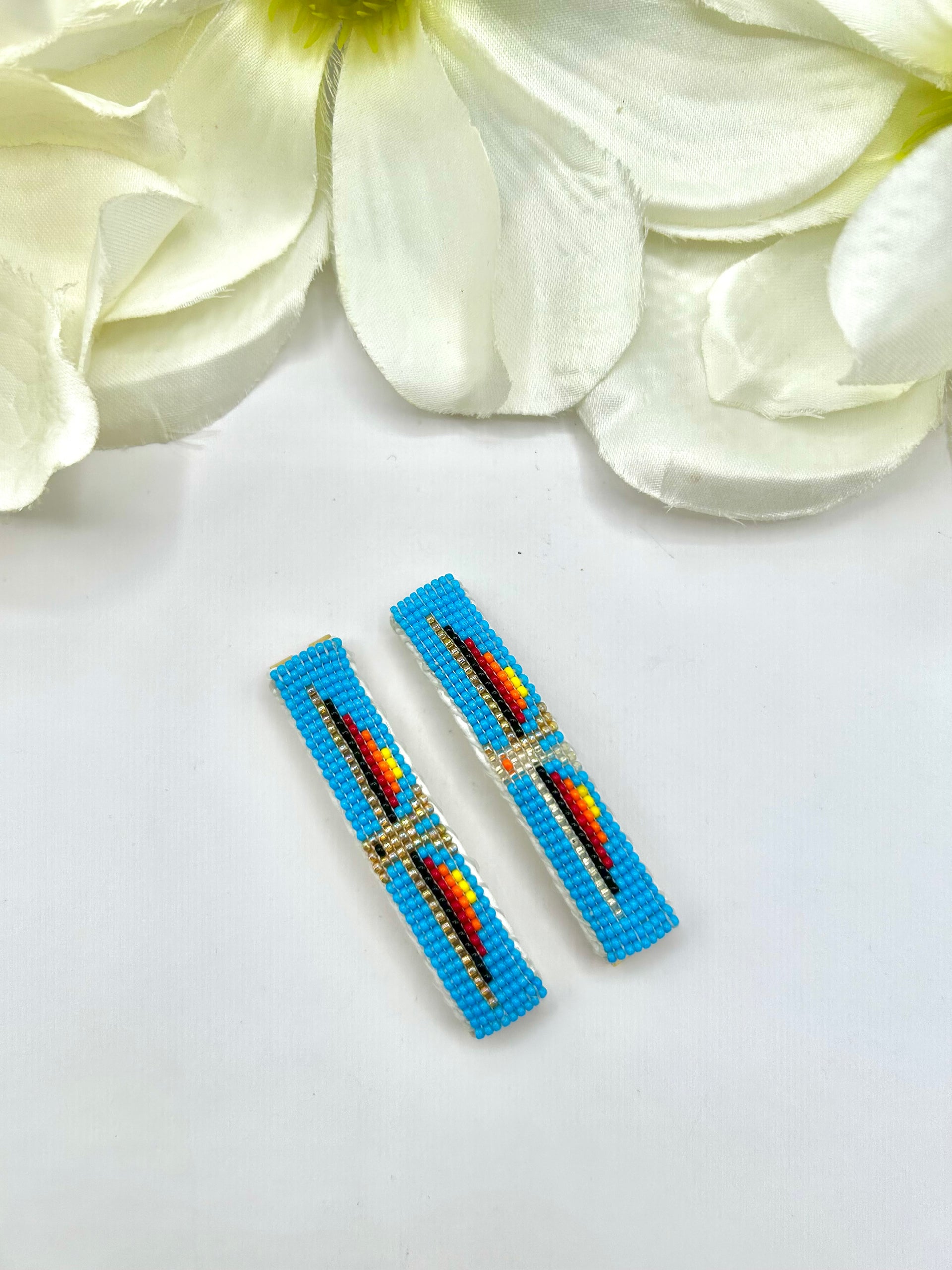 Navajo Made Beaded Hair Barrette