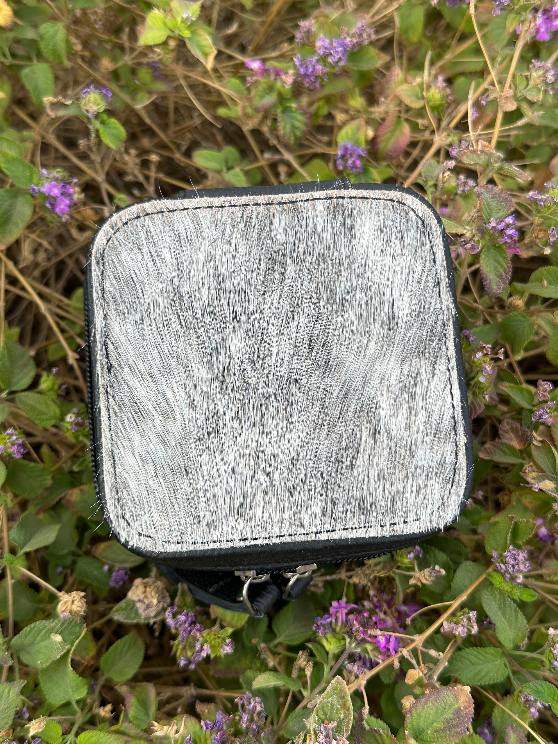 Genuine Leather Cowhide & Saddle Bag Jewelry Box