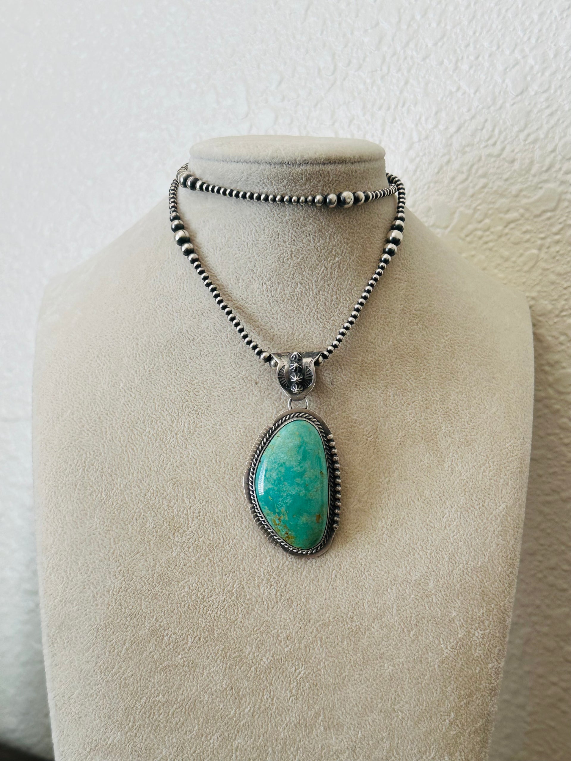Jimmy Nelson Royston Turquoise & Sterling Silver Pendant