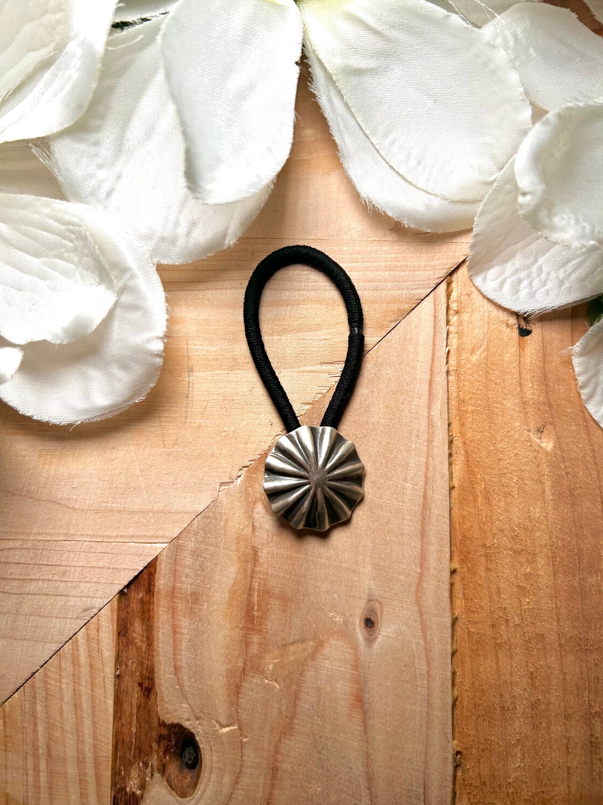 Navajo Made Sterling Silver Hair Tie