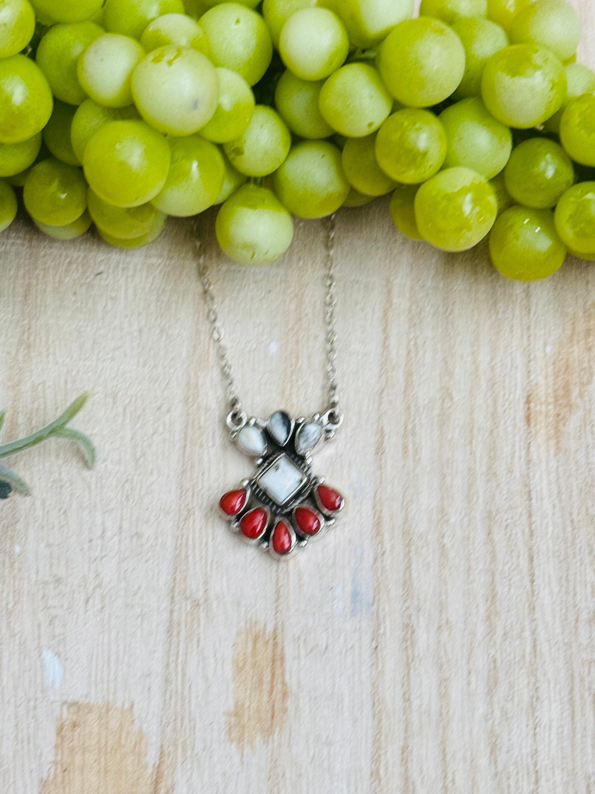 Southwest Made Multi Stone & Sterling Silver Necklace