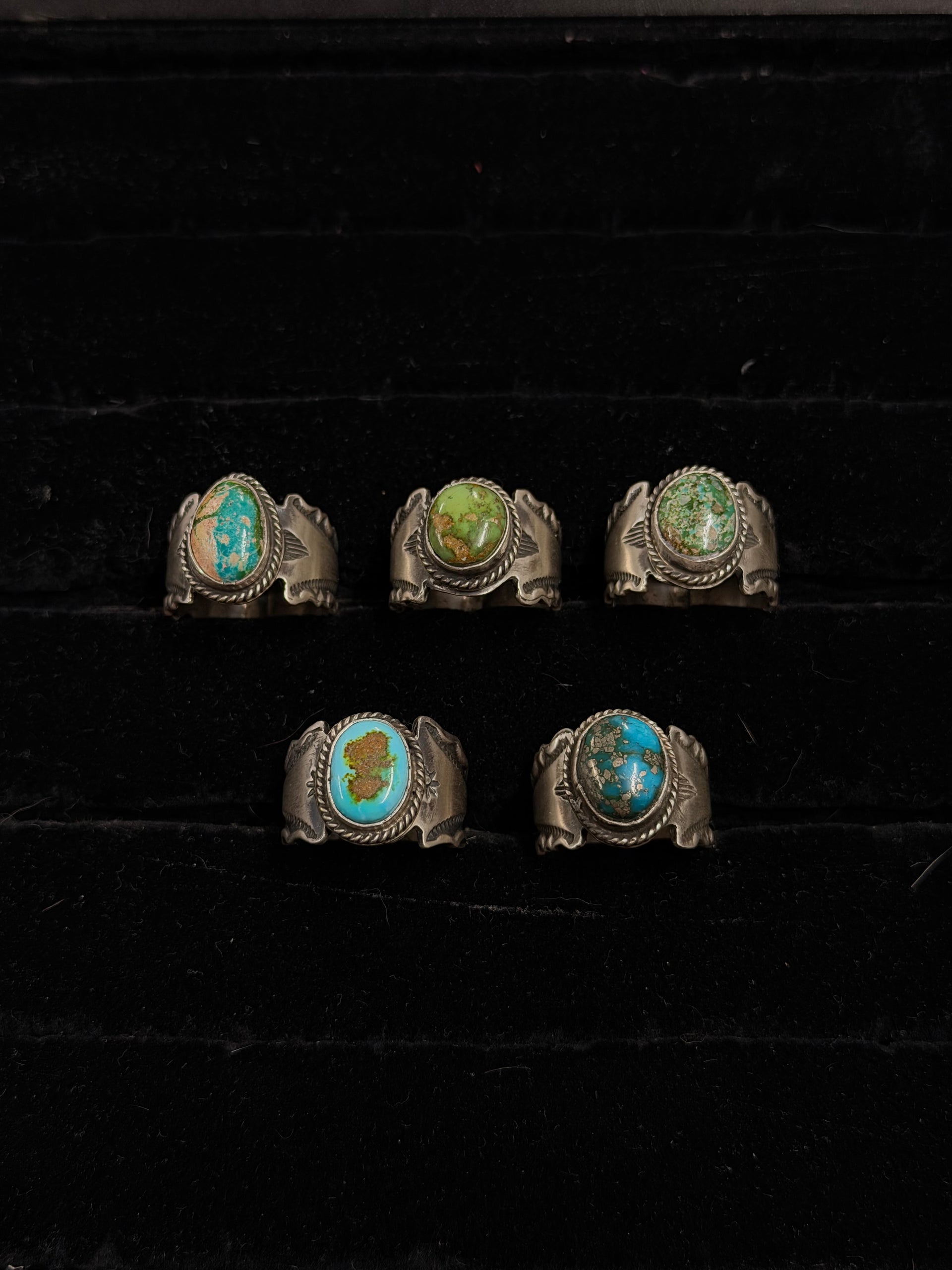 Russel Sam Turquoise & Sterling Silver Ring