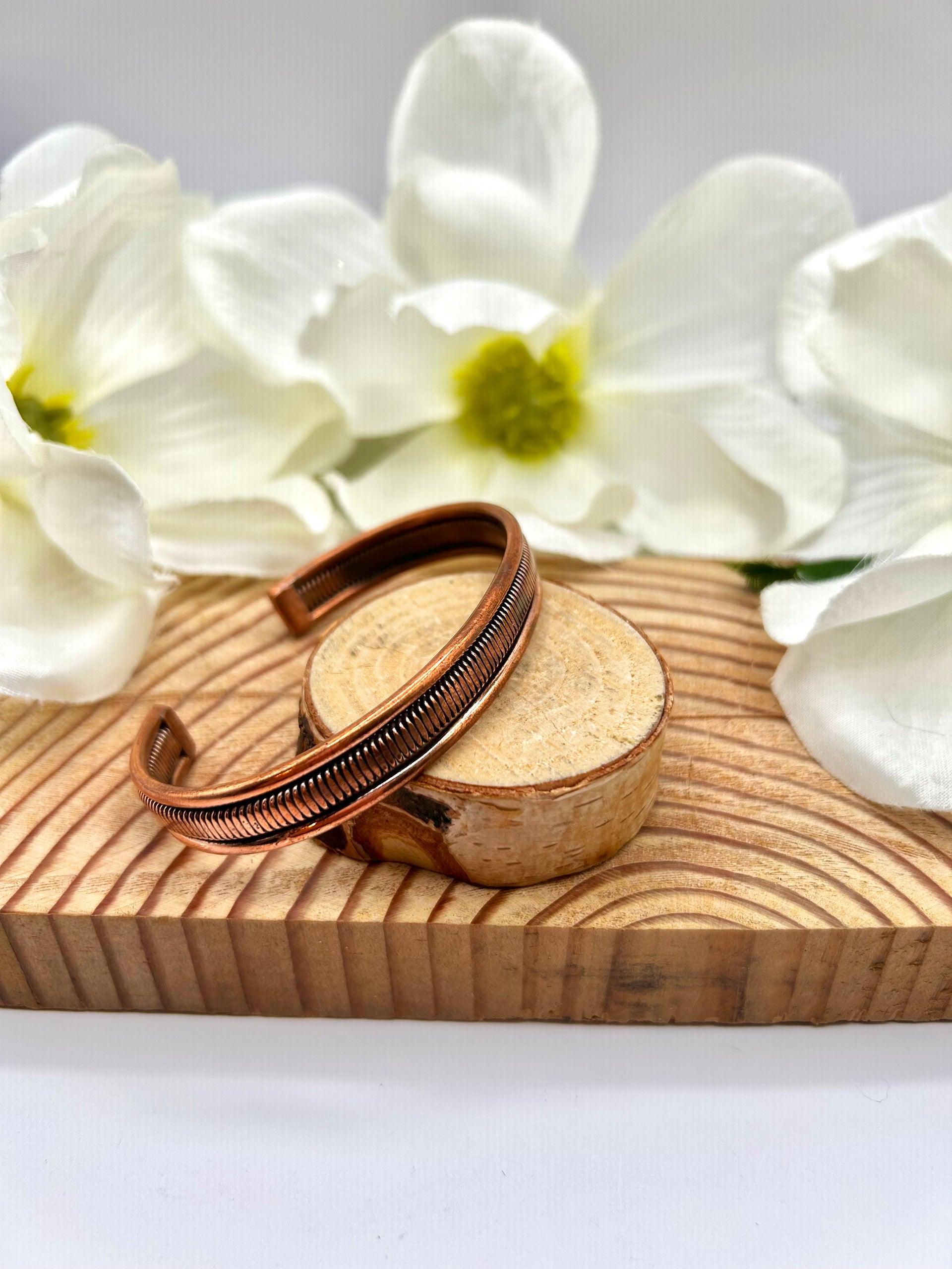 Navajo Made Copper Cuff Bracelet