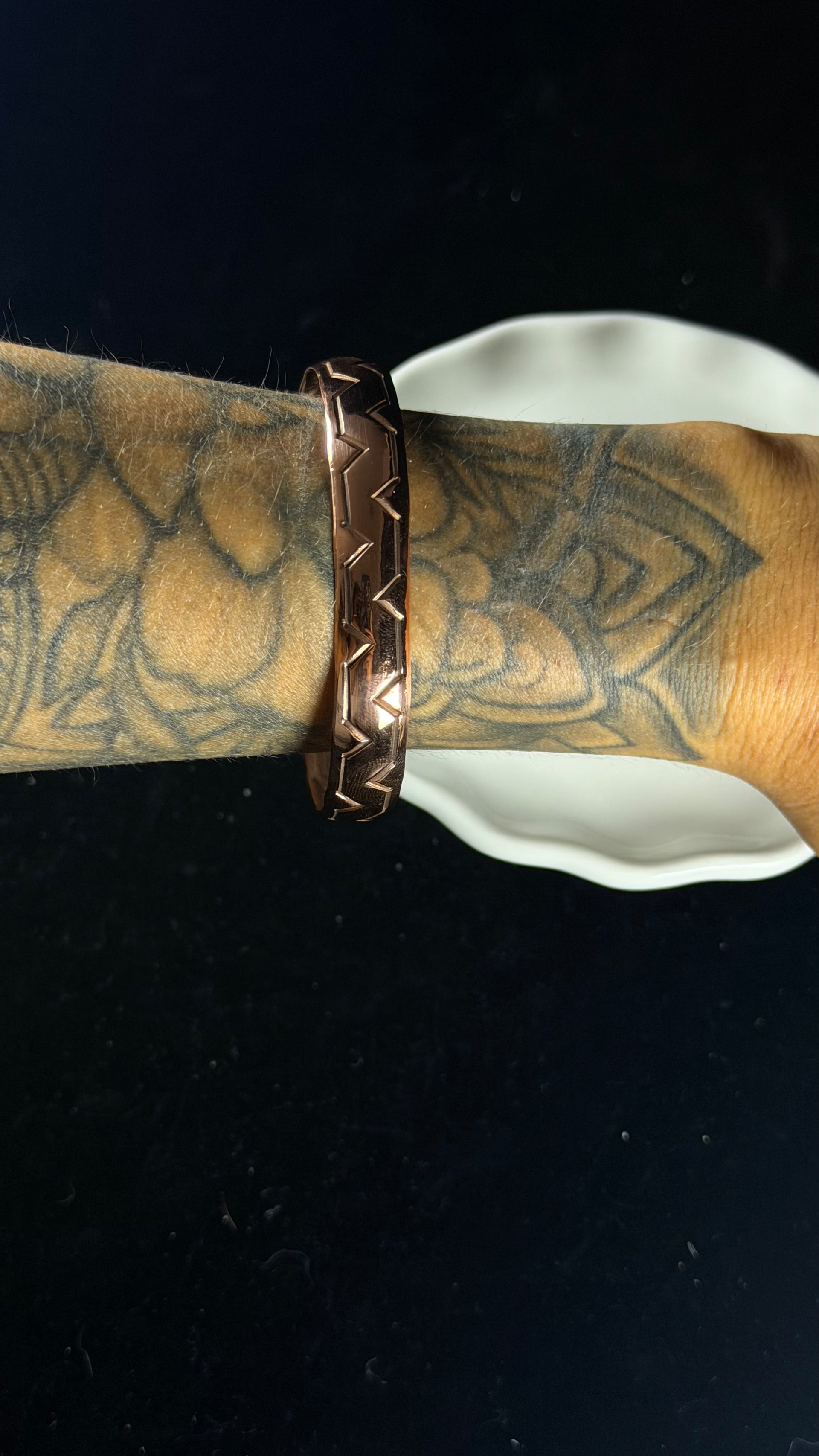 Navajo Made Copper Cuff Bracelet