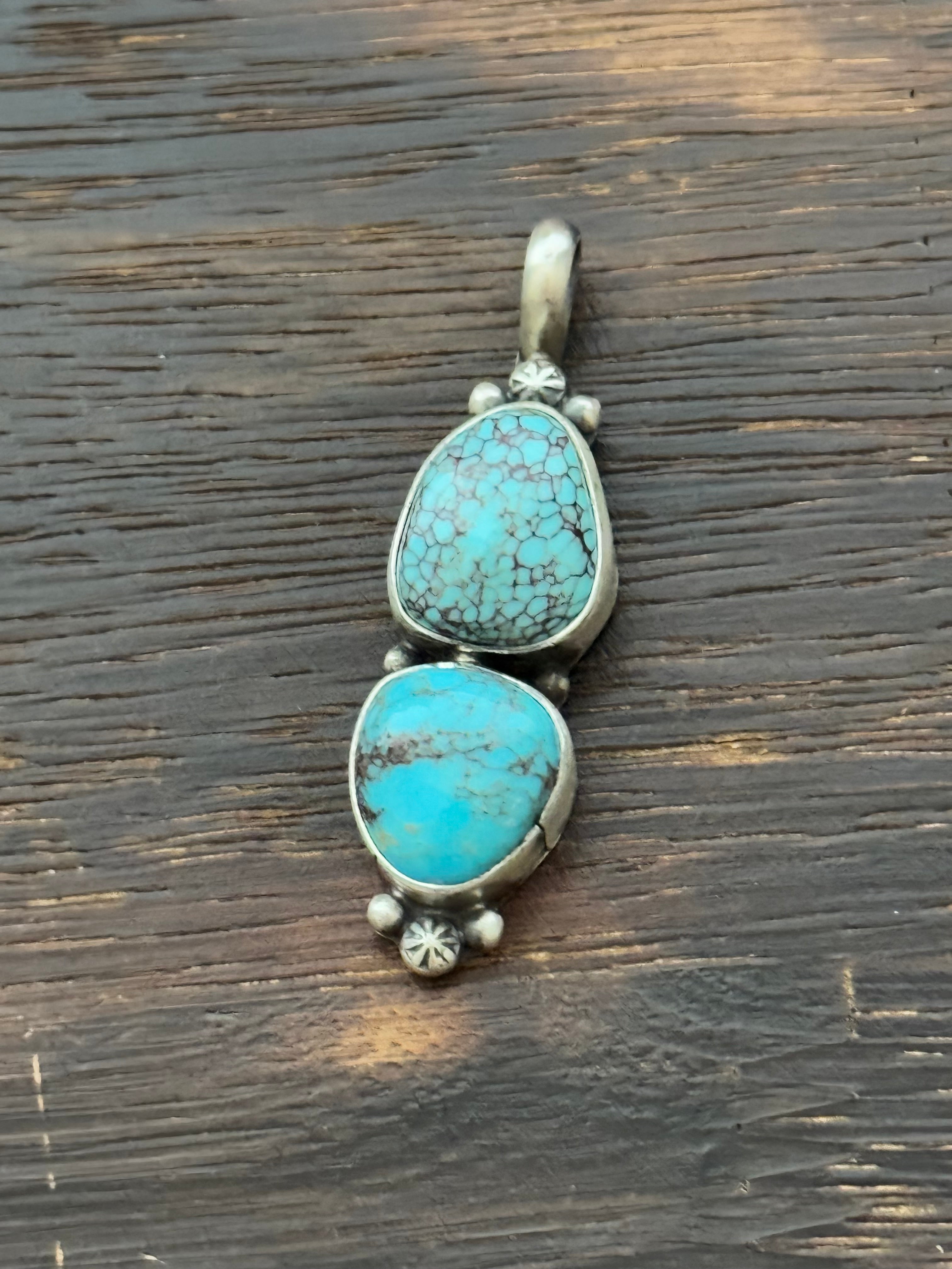 Antionette Largo Turquoise & Sterling Silver Pendant