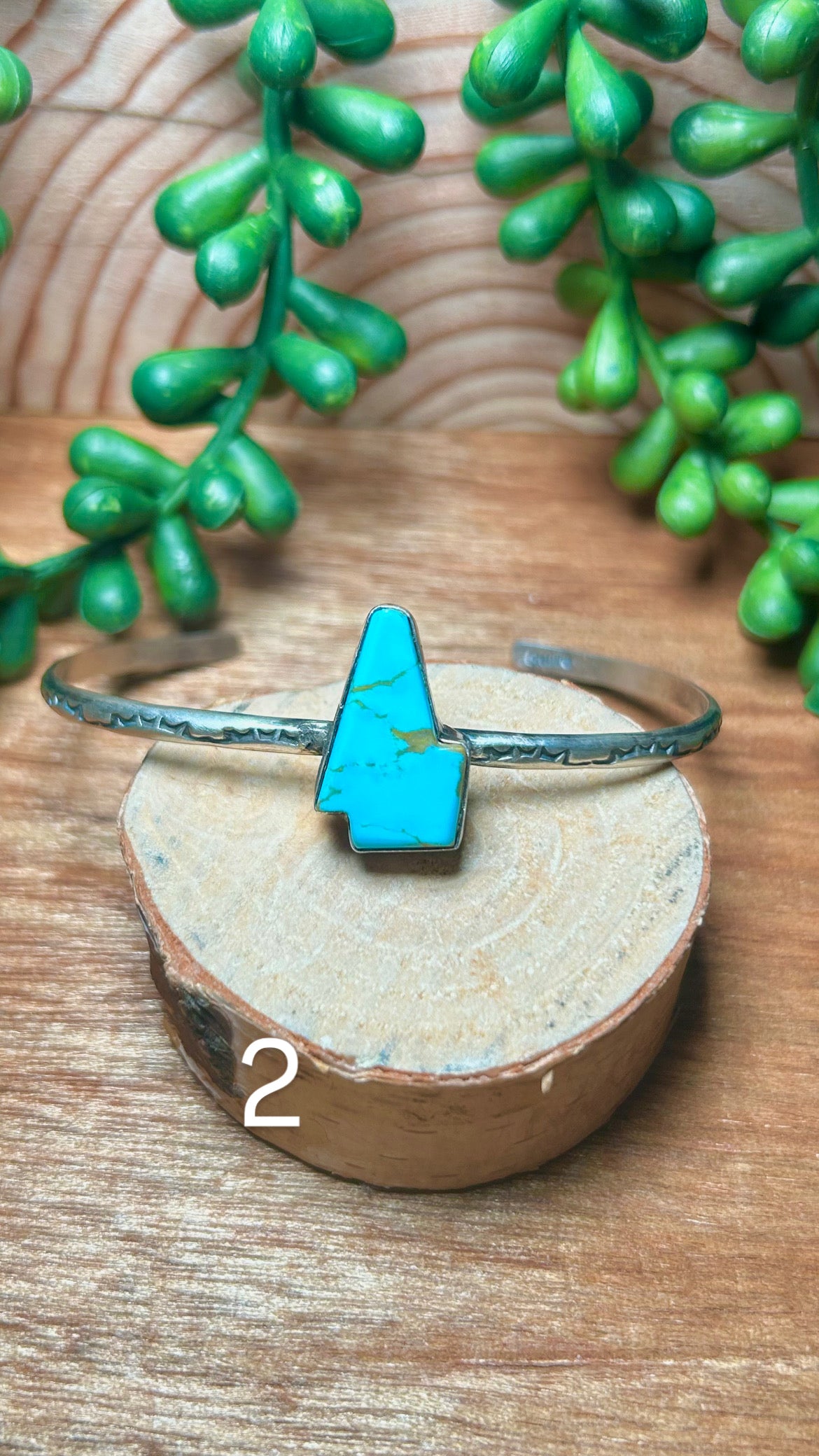 Donovan Skeets Kingman Turquoise& Sterling Silver Cuff Bracelet