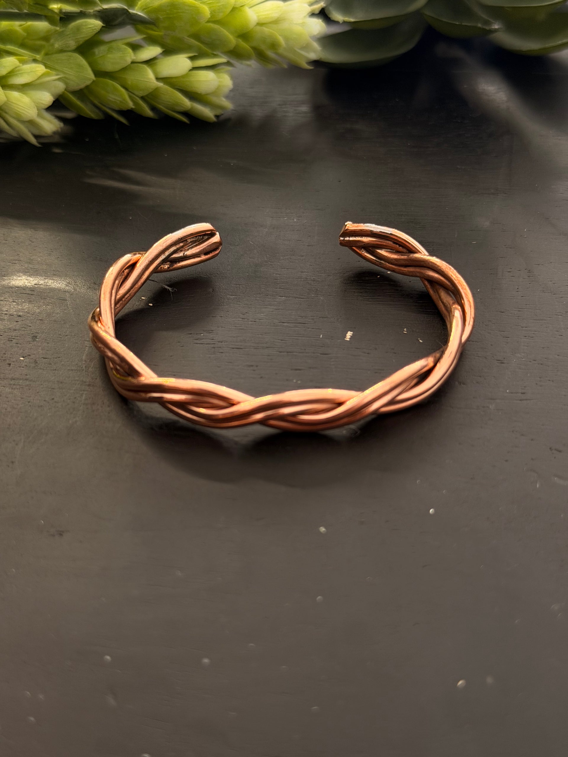 Navajo Made Copper Cuff Bracelet