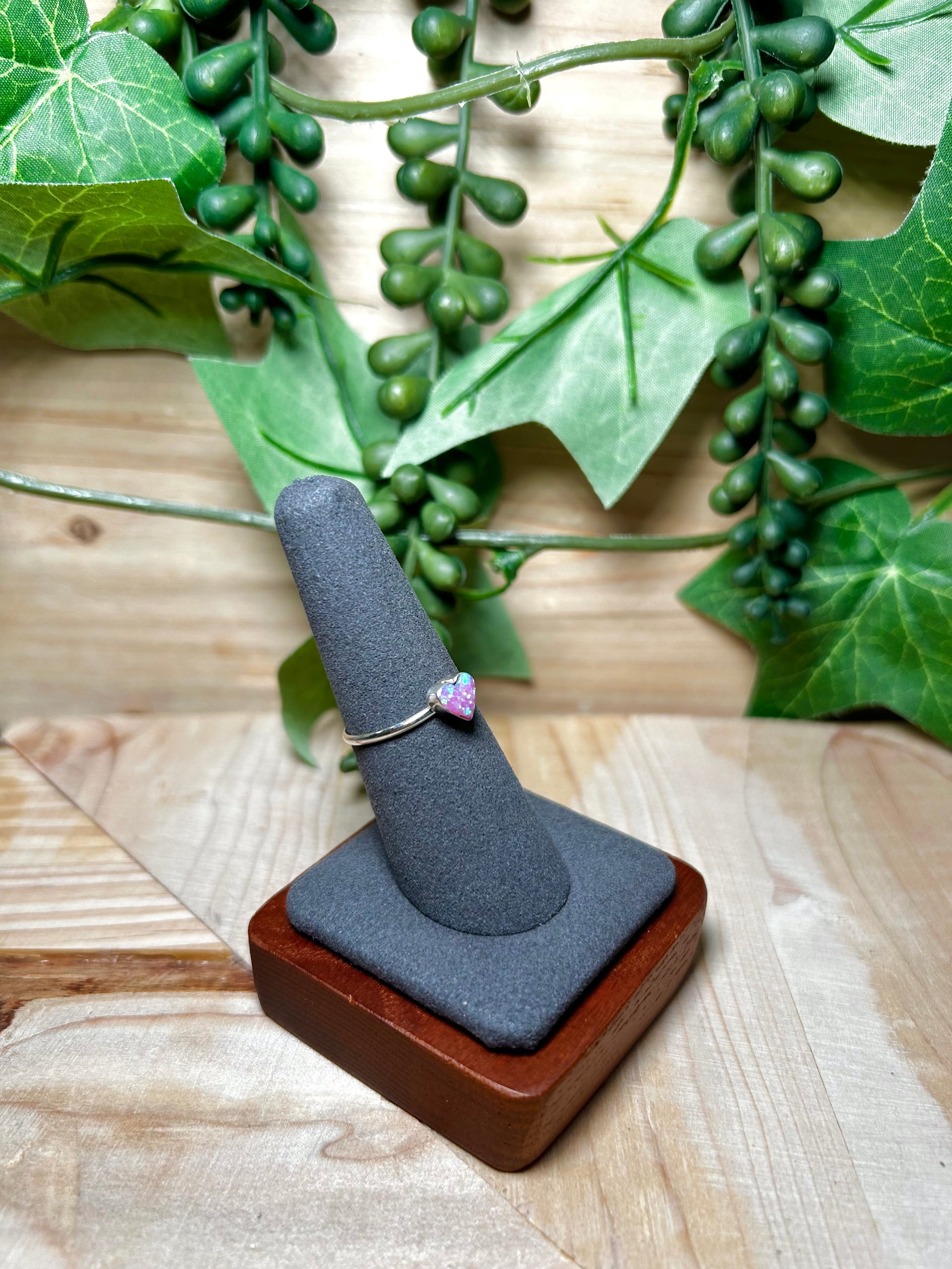 Navajo Made Opal & Sterling Silver Ring