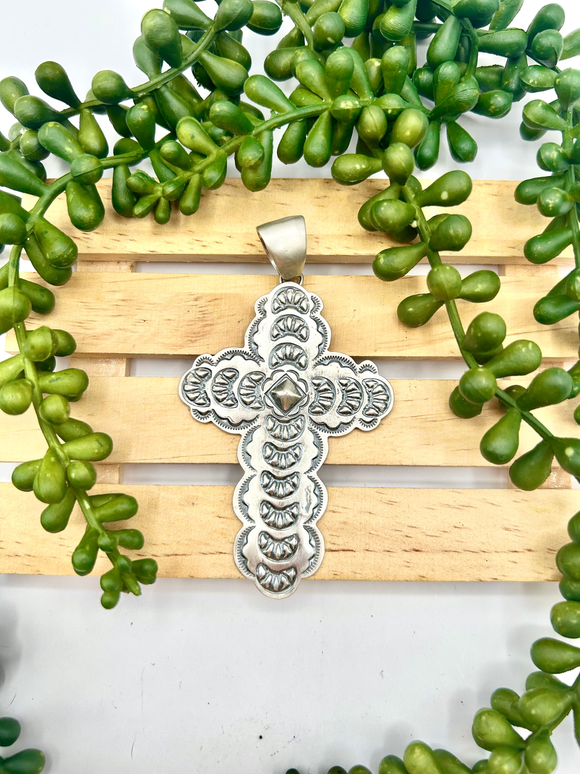 Navajo Made Sterling Silver Pendant