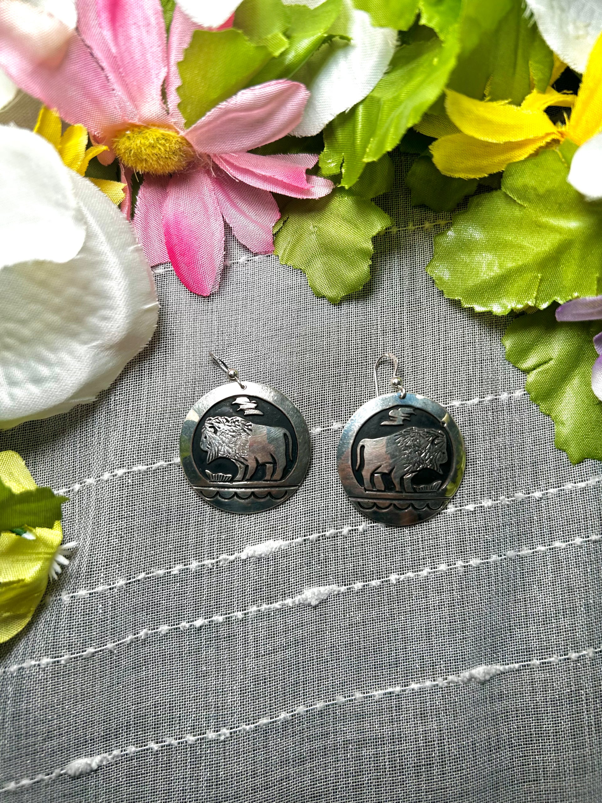 T & R Singer Sterling Silver Dangle Earrings