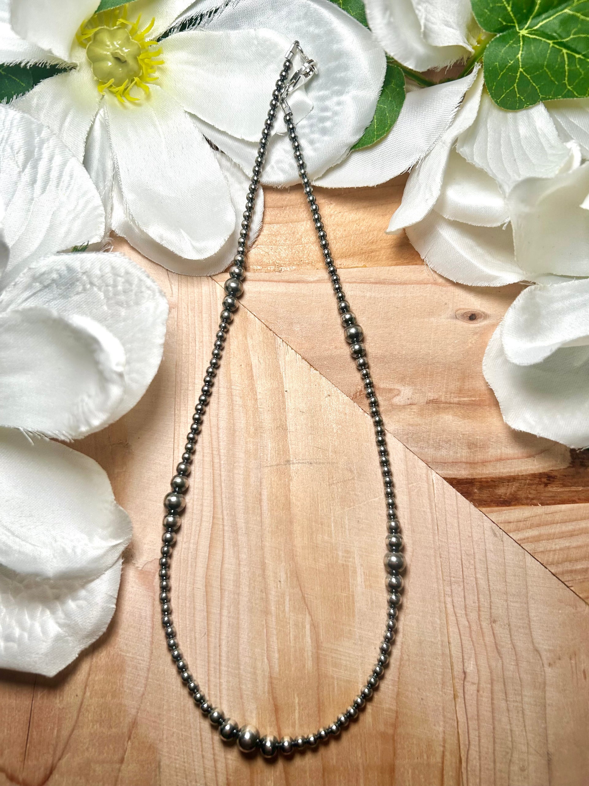 Navajo Made Sterling Silver Necklace
