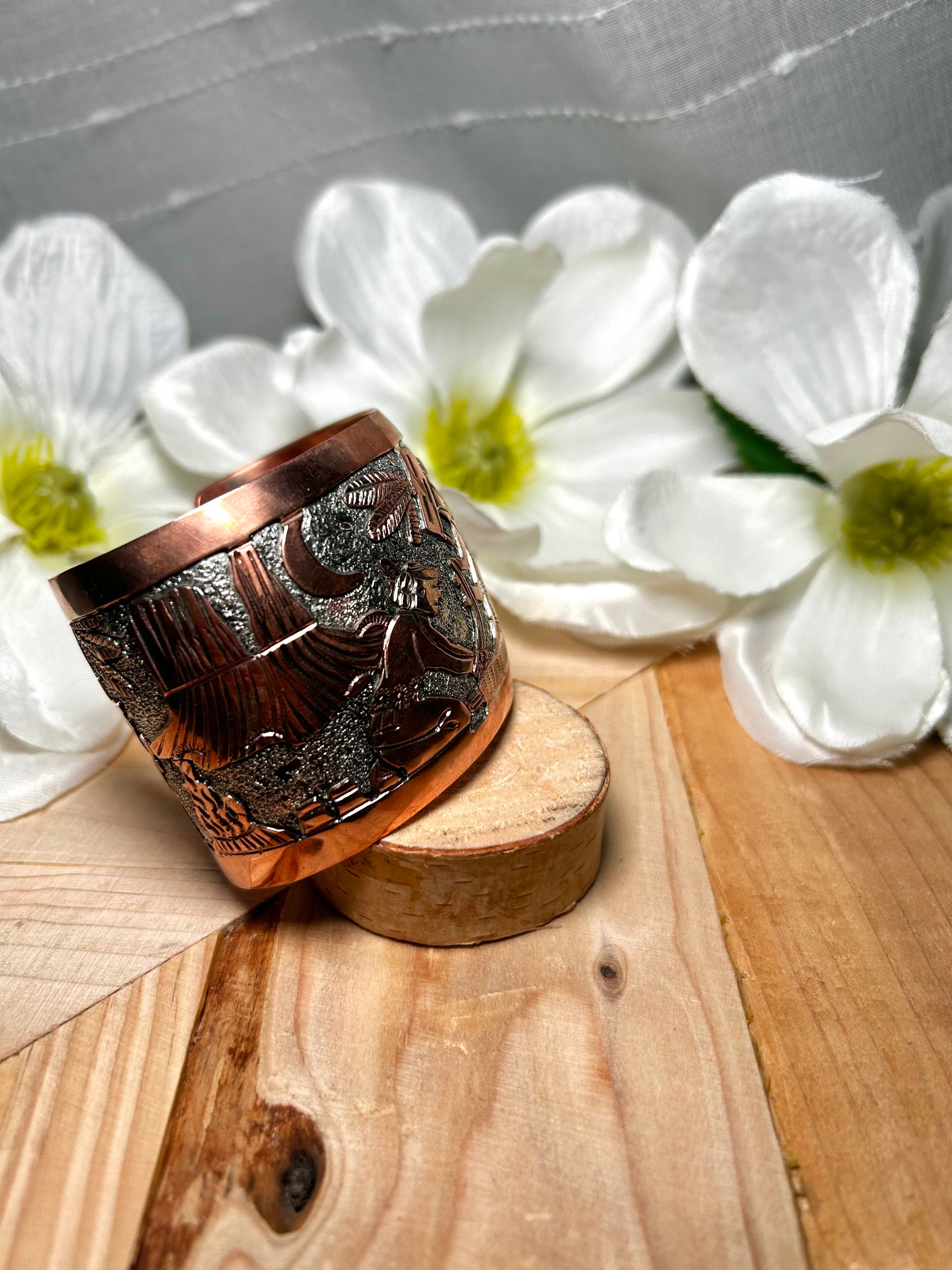 Elaine Becenti Copper Cuff Bracelet