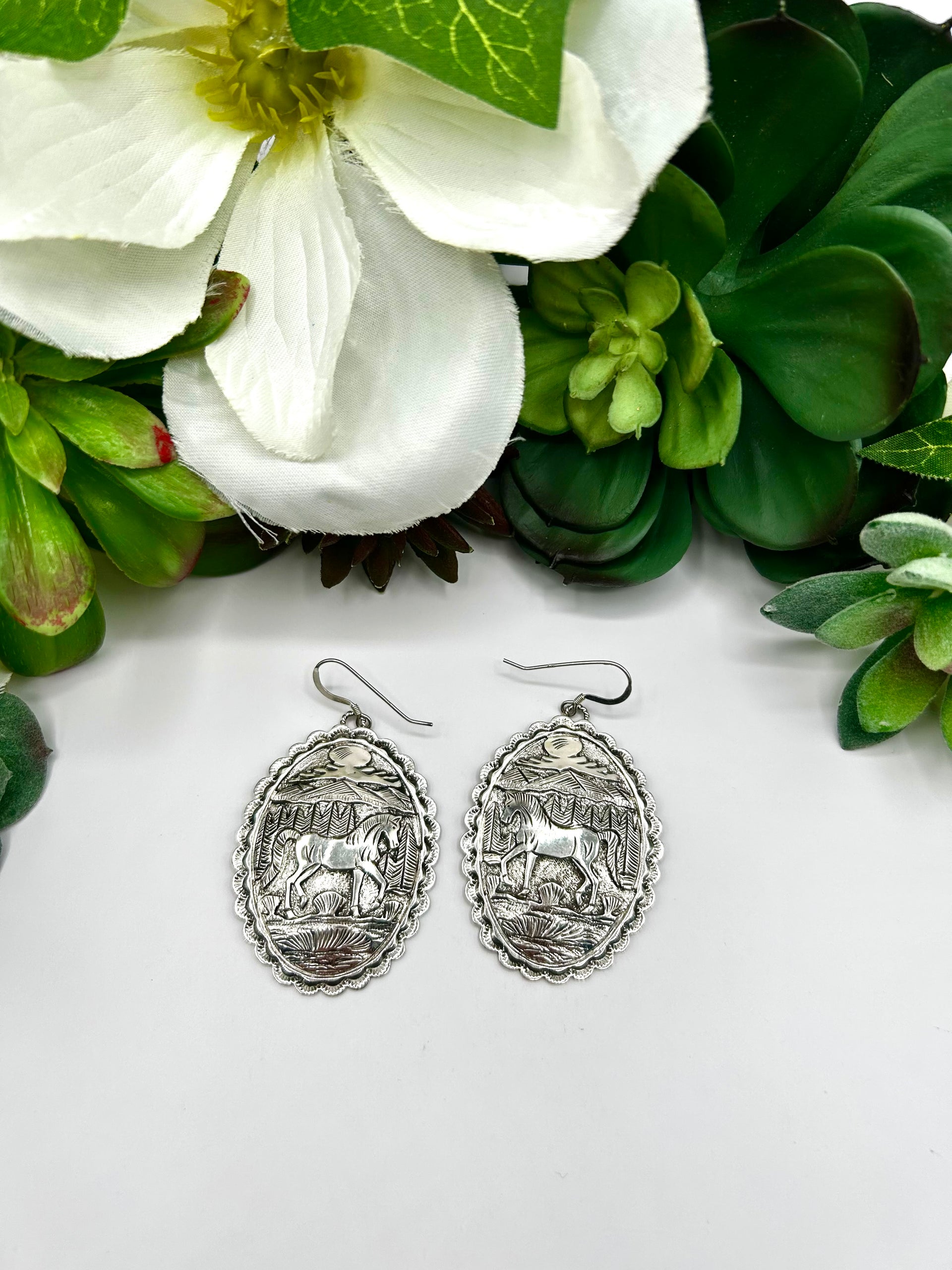 Jereme Delgarito Sterling Silver Hook Dangle Earrings