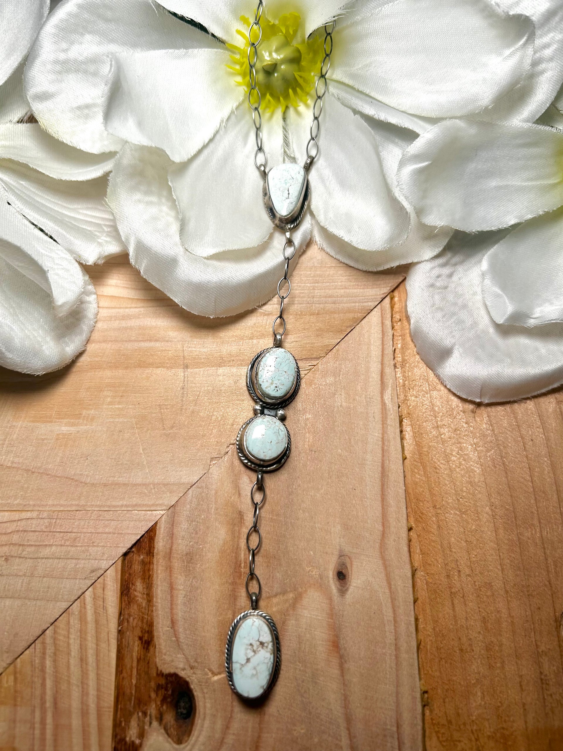 Kobe Martinez Natural Dry Creek  Turquoise & Sterling Silver Necklace