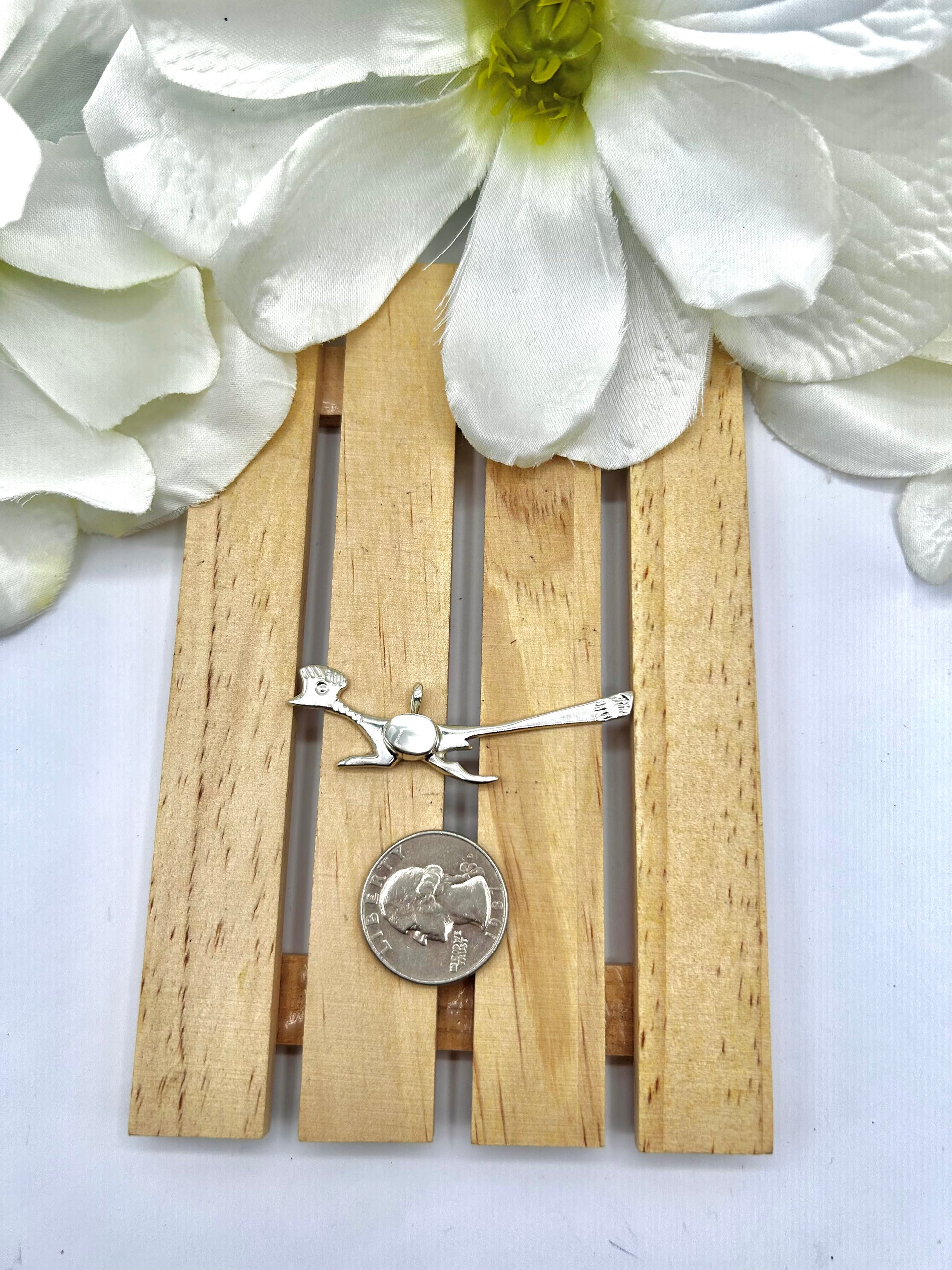 Joe Martinez Mother of Pearl & Sterling Silver Pendant