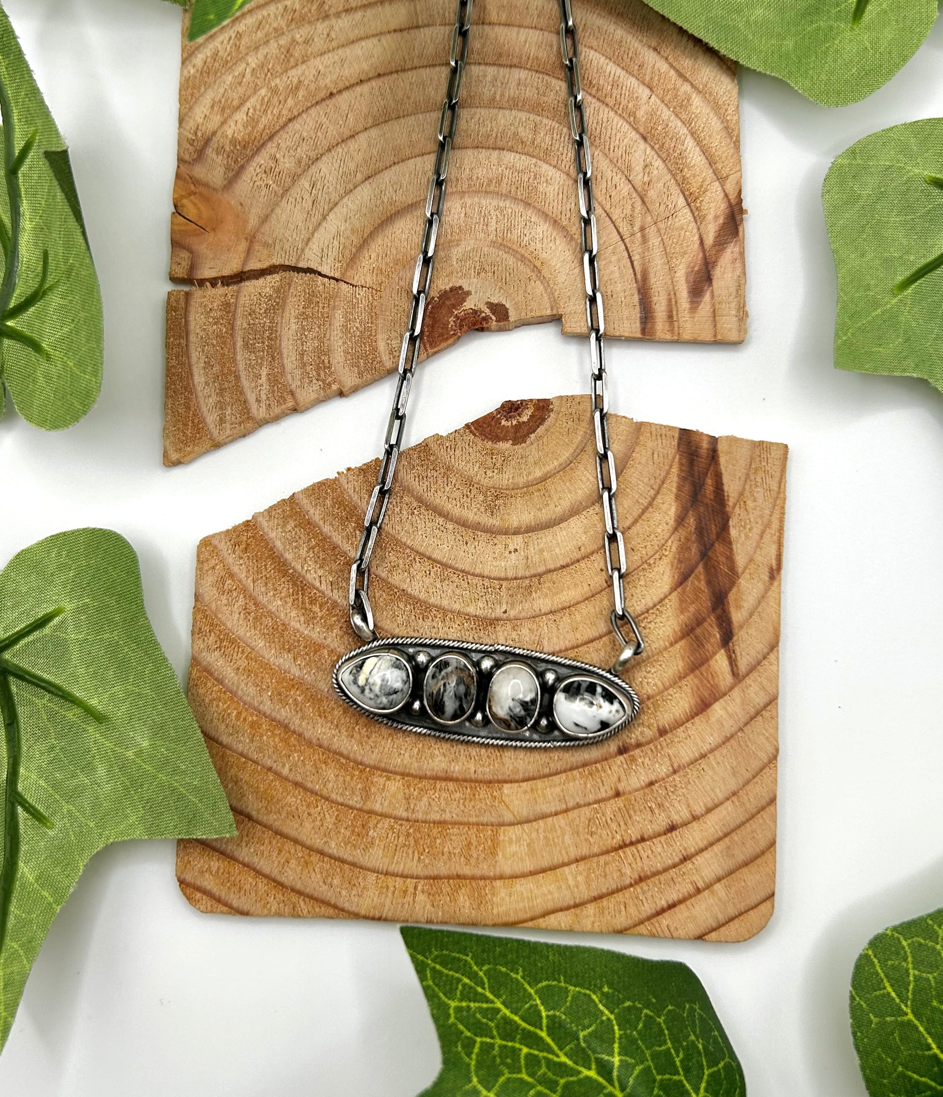 Jameson Garcia White Buffalo & Sterling Silver Necklace