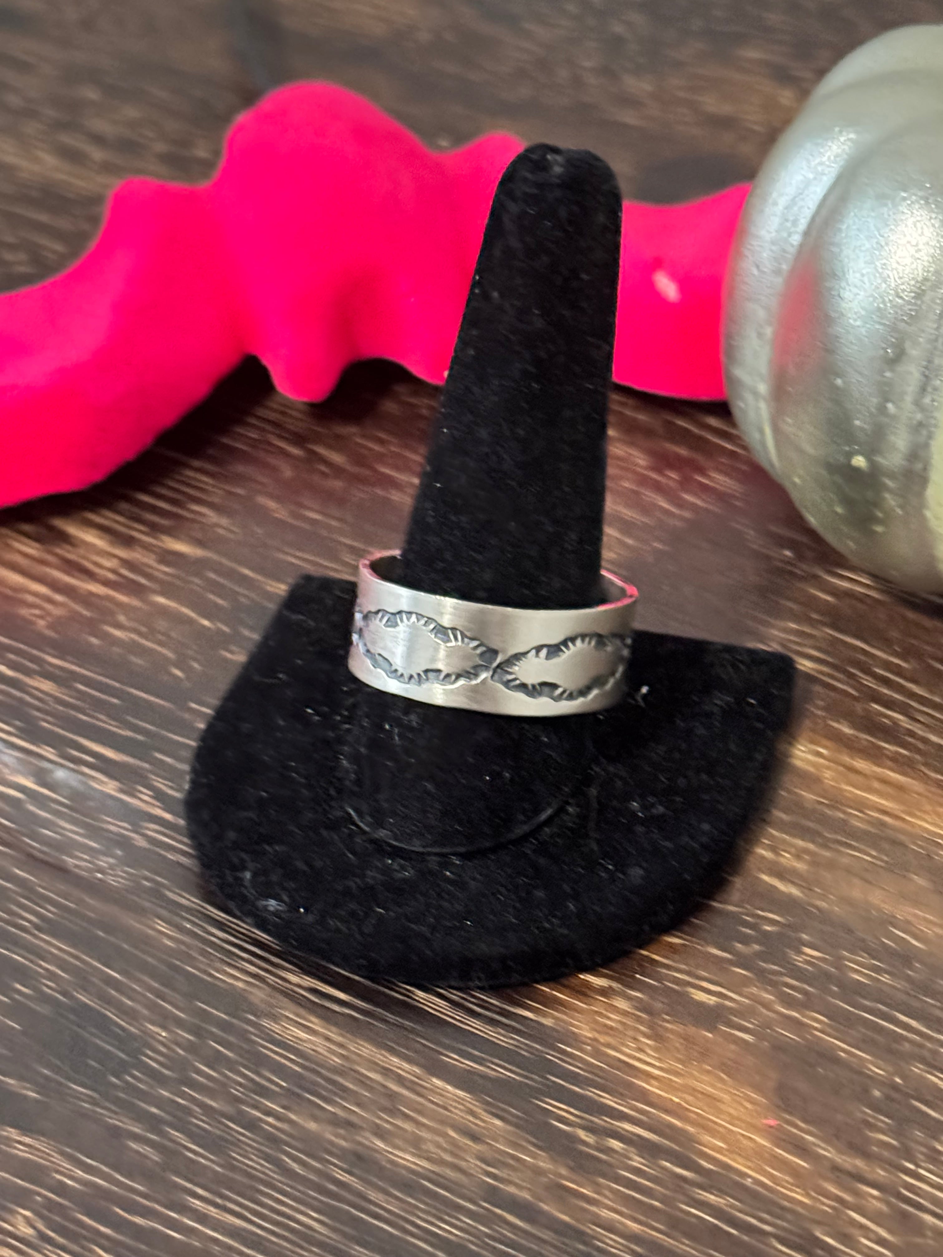 Navajo Made Sterling Silver Ring