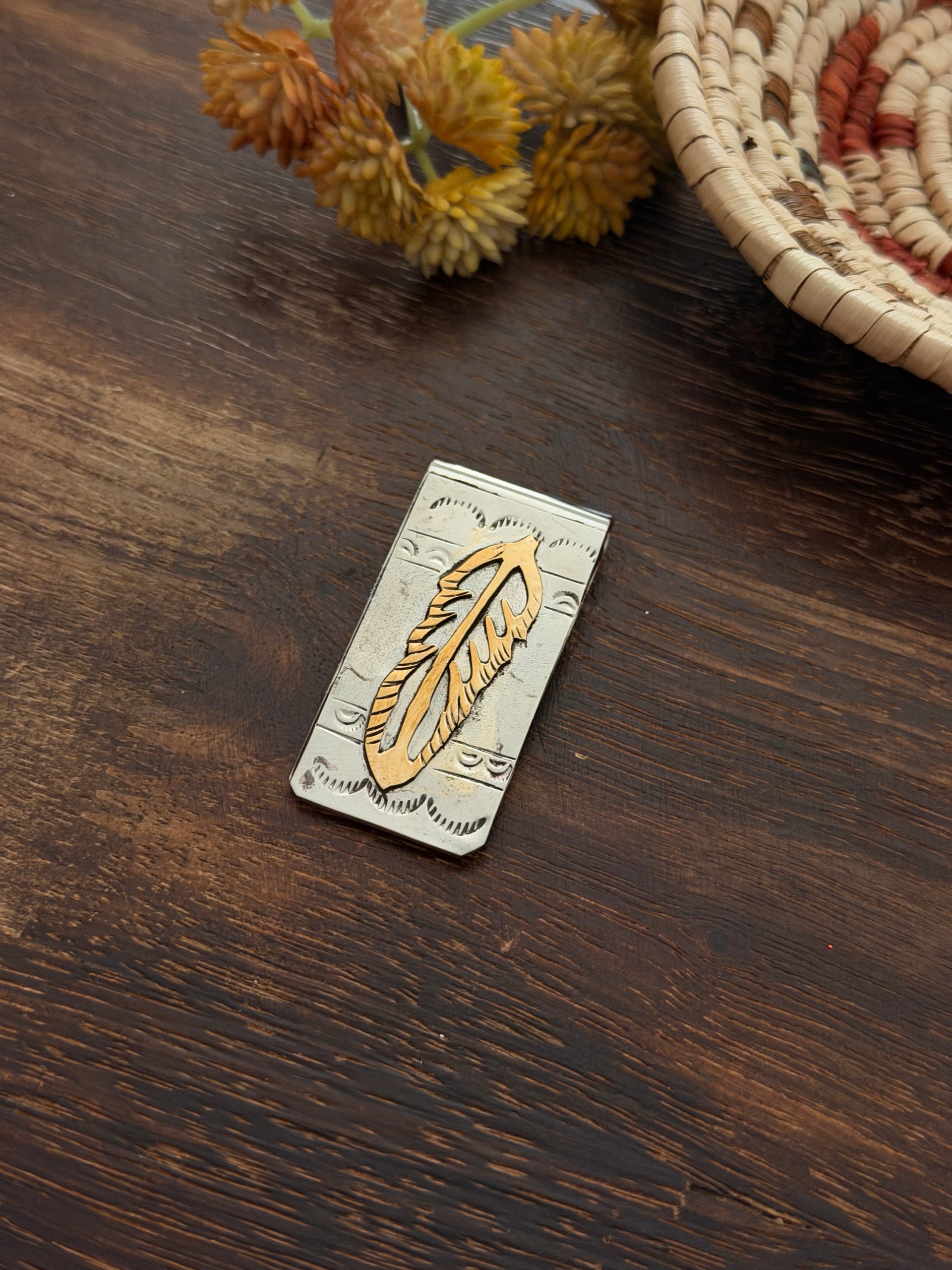 Navajo Made Sterling Silver Money Clip