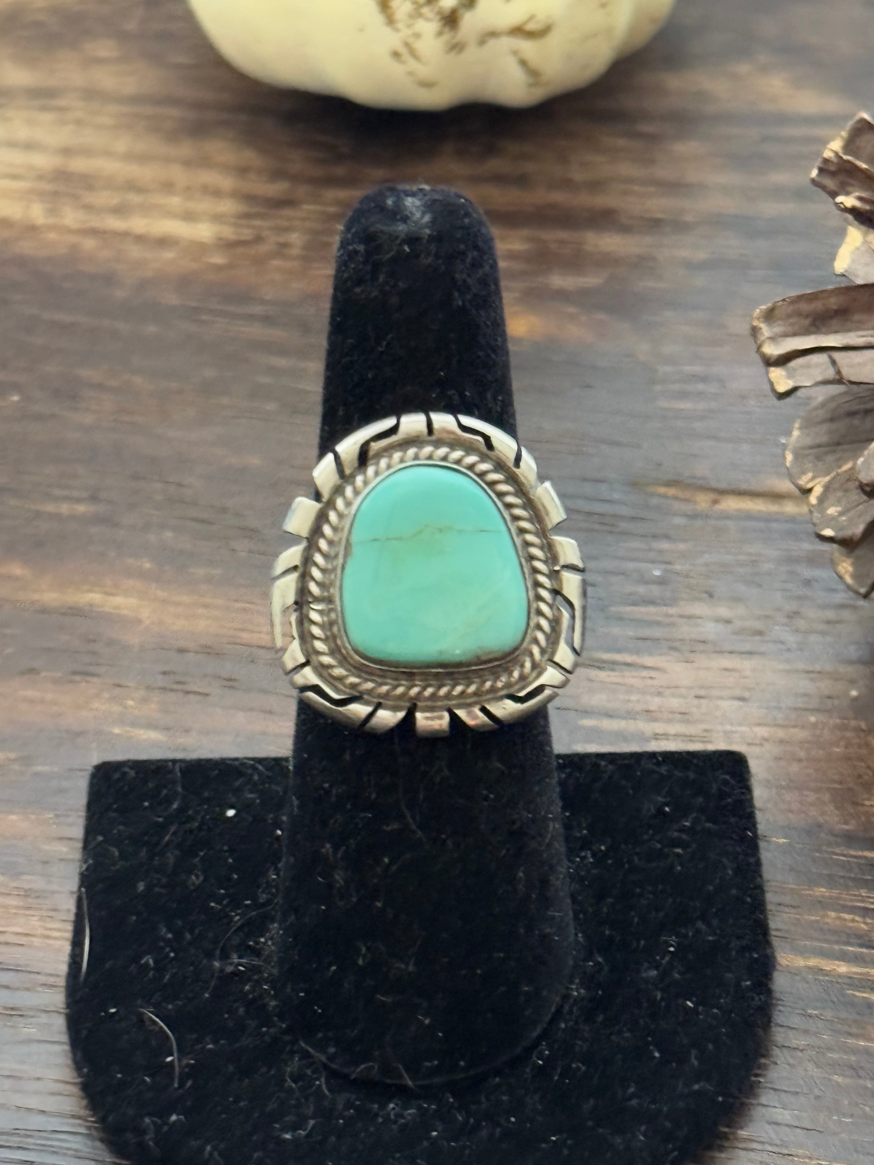 Peggy Skeets Turquoise & Sterling Silver Ring